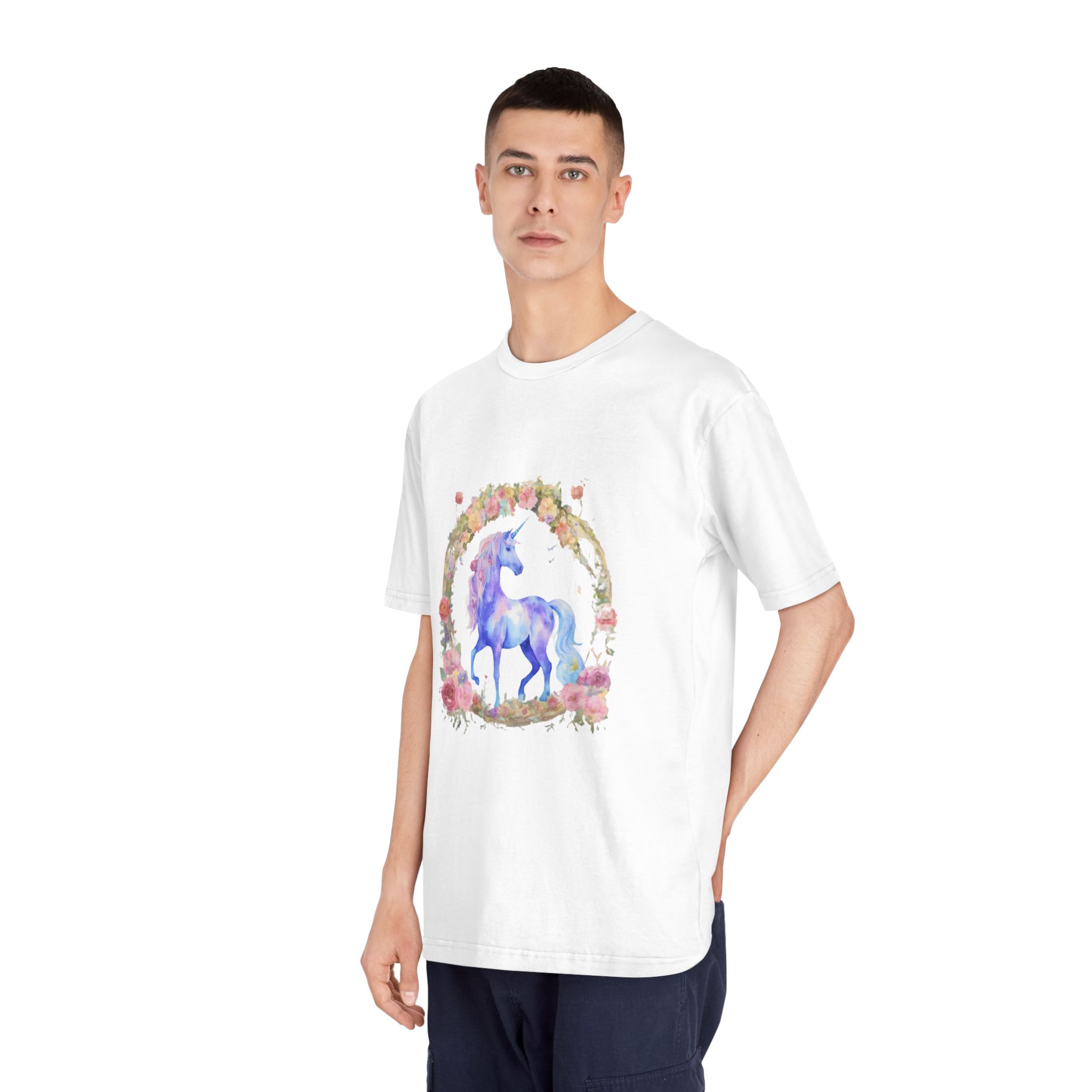 Unicorns 402 Unisex Classic Crewneck T Shirt - Image 4