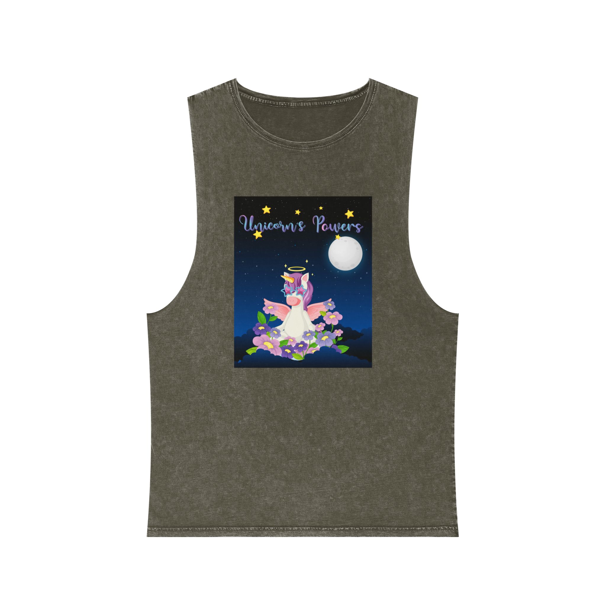 Unicorn V468 Unisex Stonewash Tank Top - Image 5