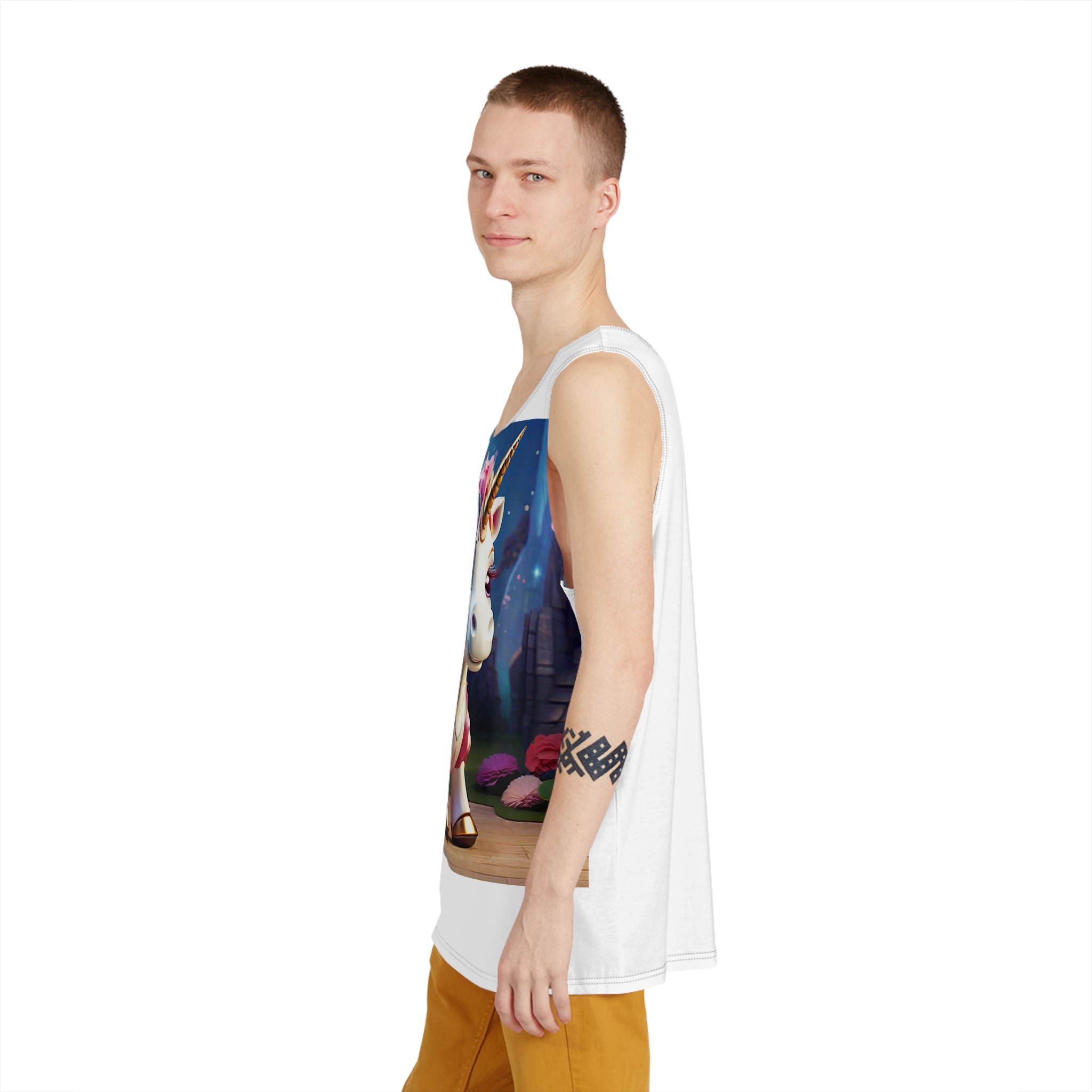 Animated Unicorn Children Generated By Ai (14) Mens Tank Aop