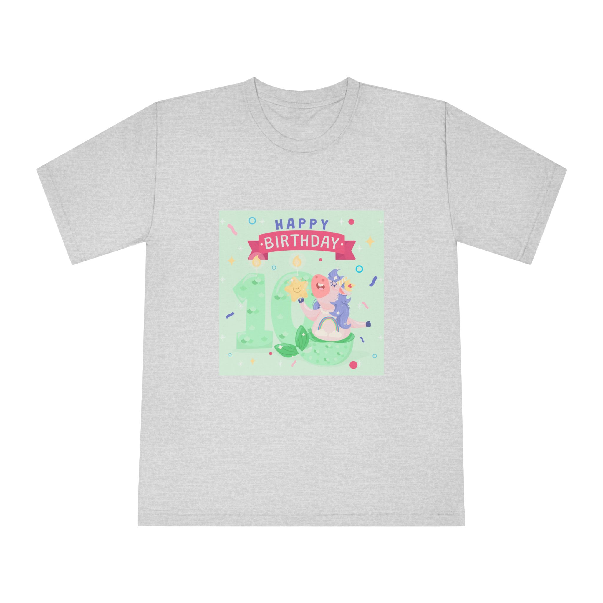 Unicorn V738 Unisex Classic Crewneck T Shirt - Image 13
