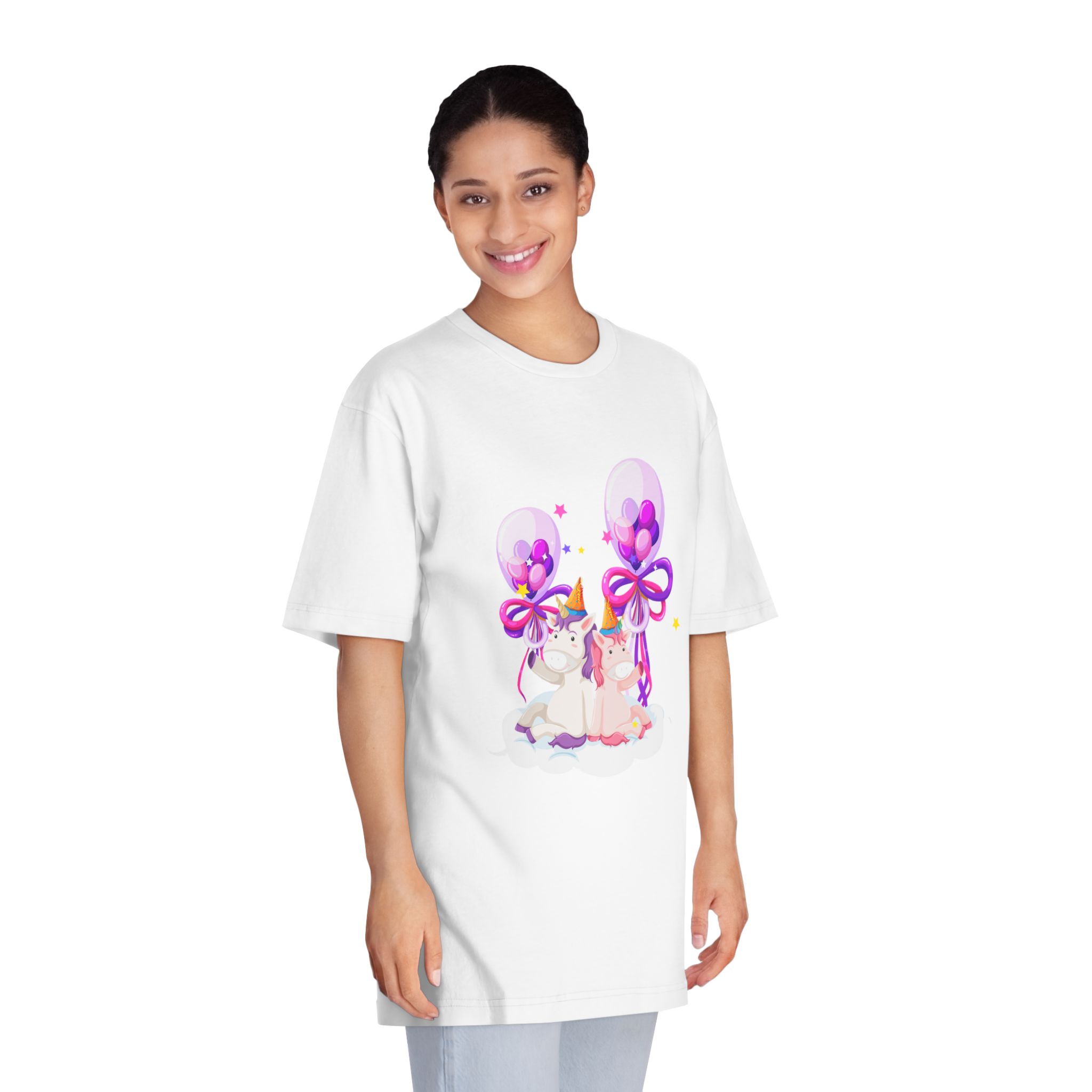 Unicorns 82 Unisex Classic Crewneck T Shirt - Image 3