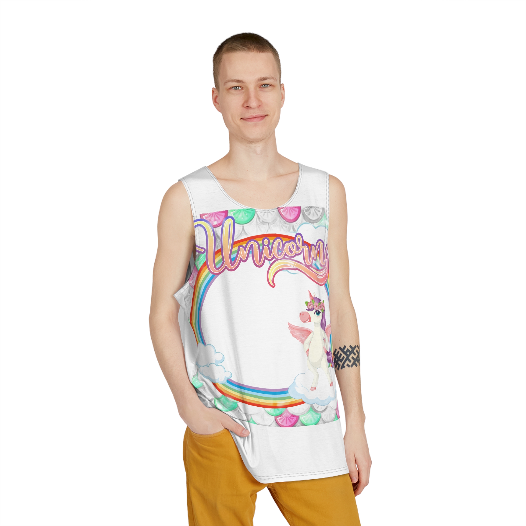 Unicorn V652 Mens Tank Aop - Image 3