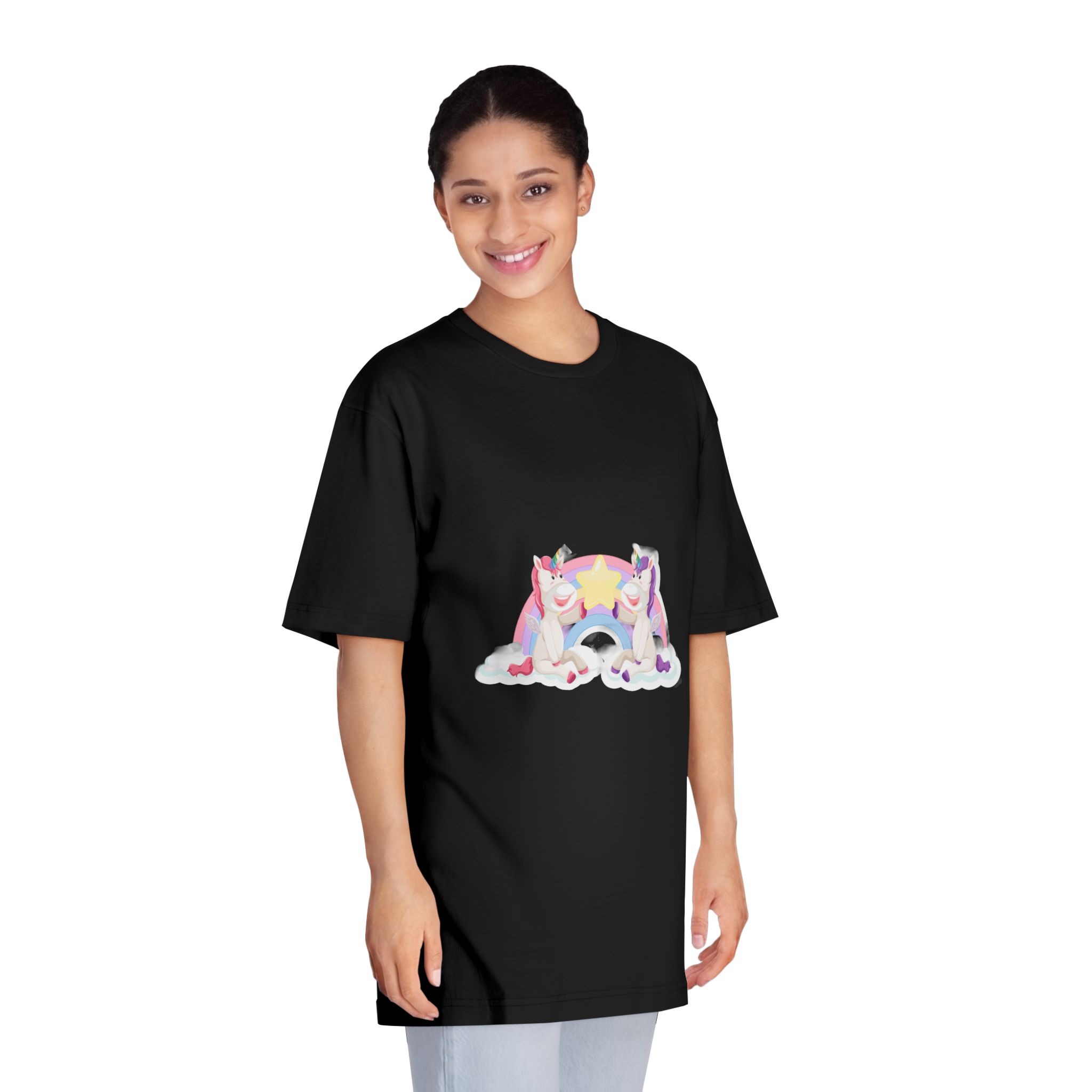 Unicorn V671 Unisex Classic Crewneck T Shirt - Image 7
