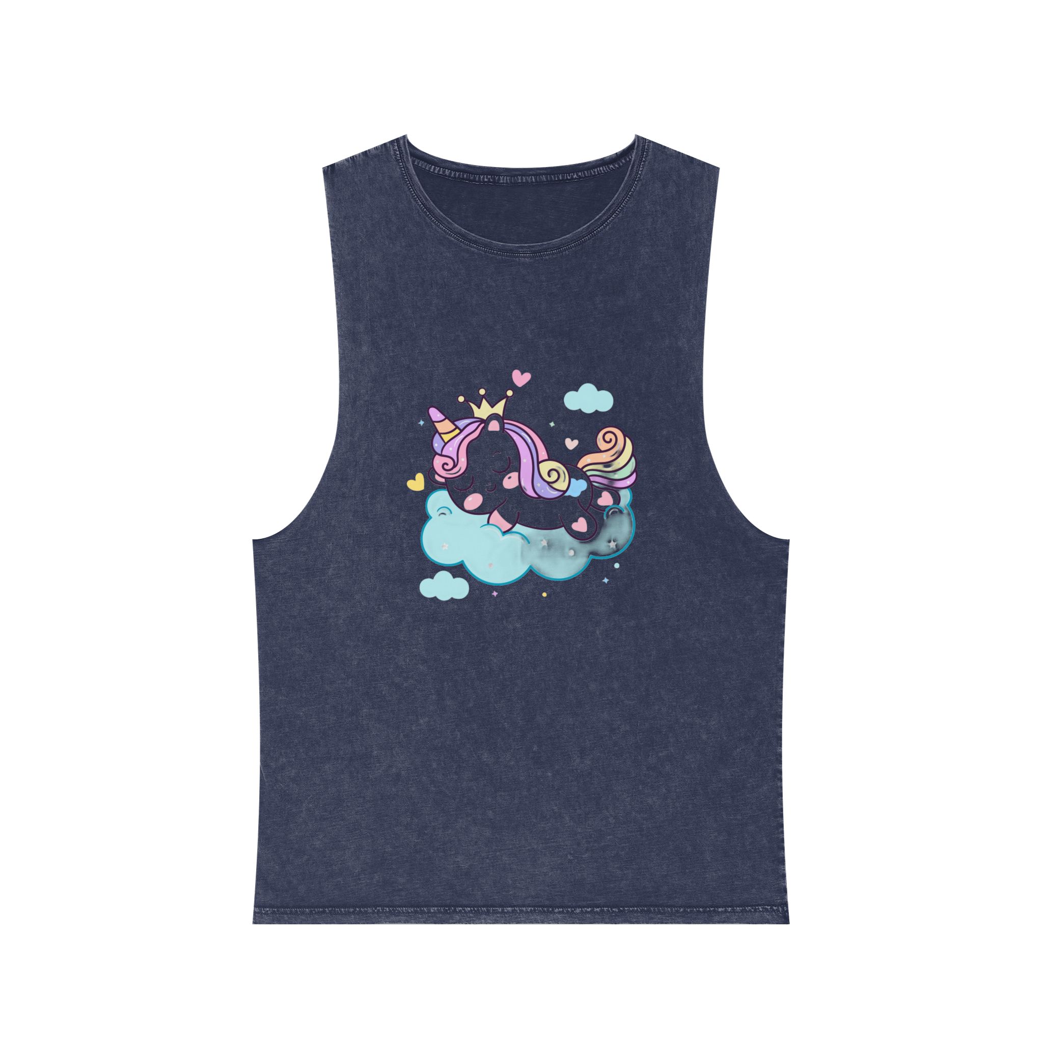 Unicorn V381 Unisex Stonewash Tank Top - Image 13