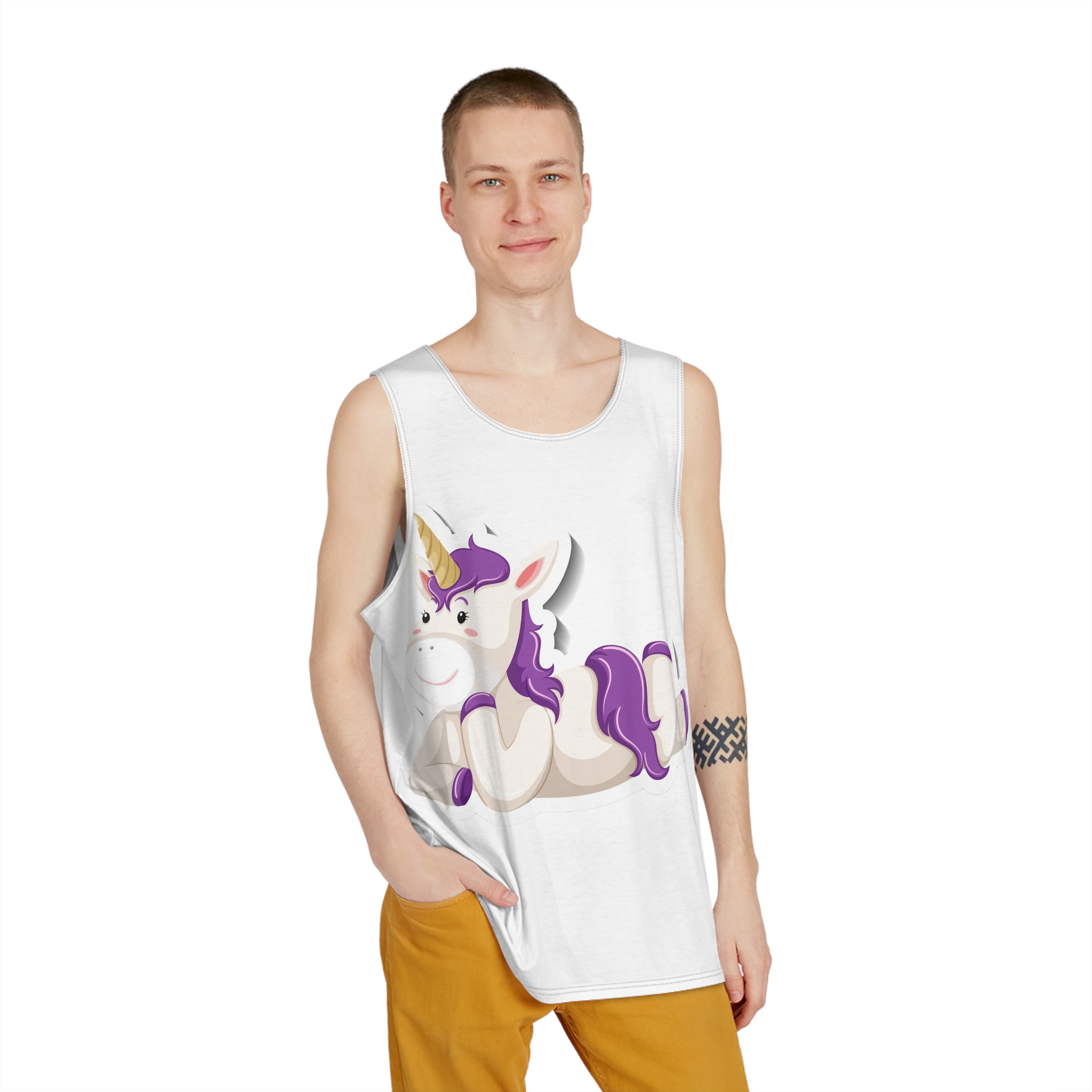 Unicorn V685 Mens Tank Aop - Image 3