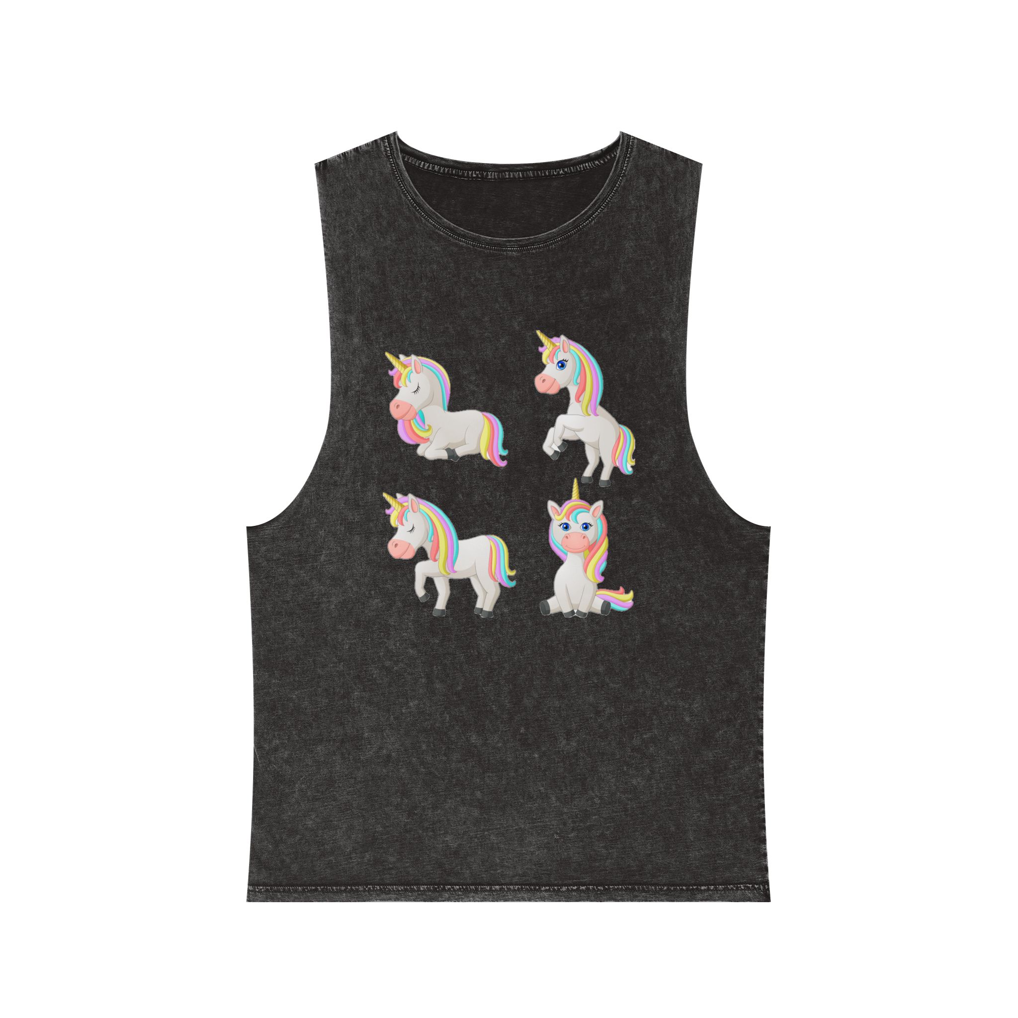 Unicorn V377 Unisex Stonewash Tank Top