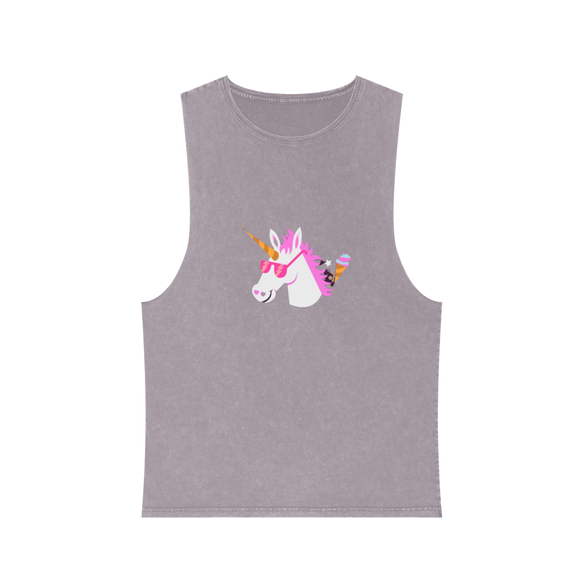 Unicorn V74 Unisex Stonewash Tank Top - Image 17