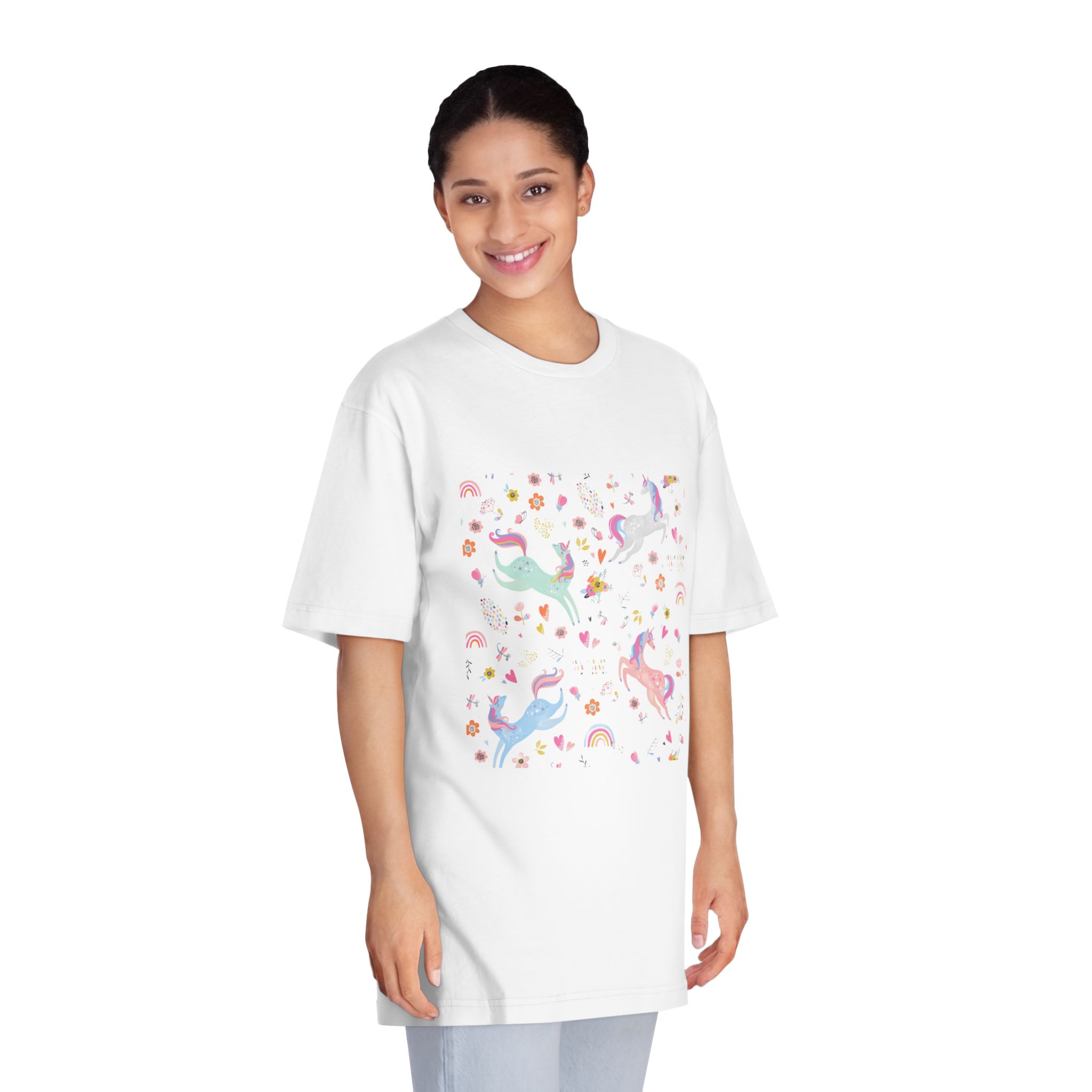Unicorn V529 Unisex Classic Crewneck T Shirt - Image 3