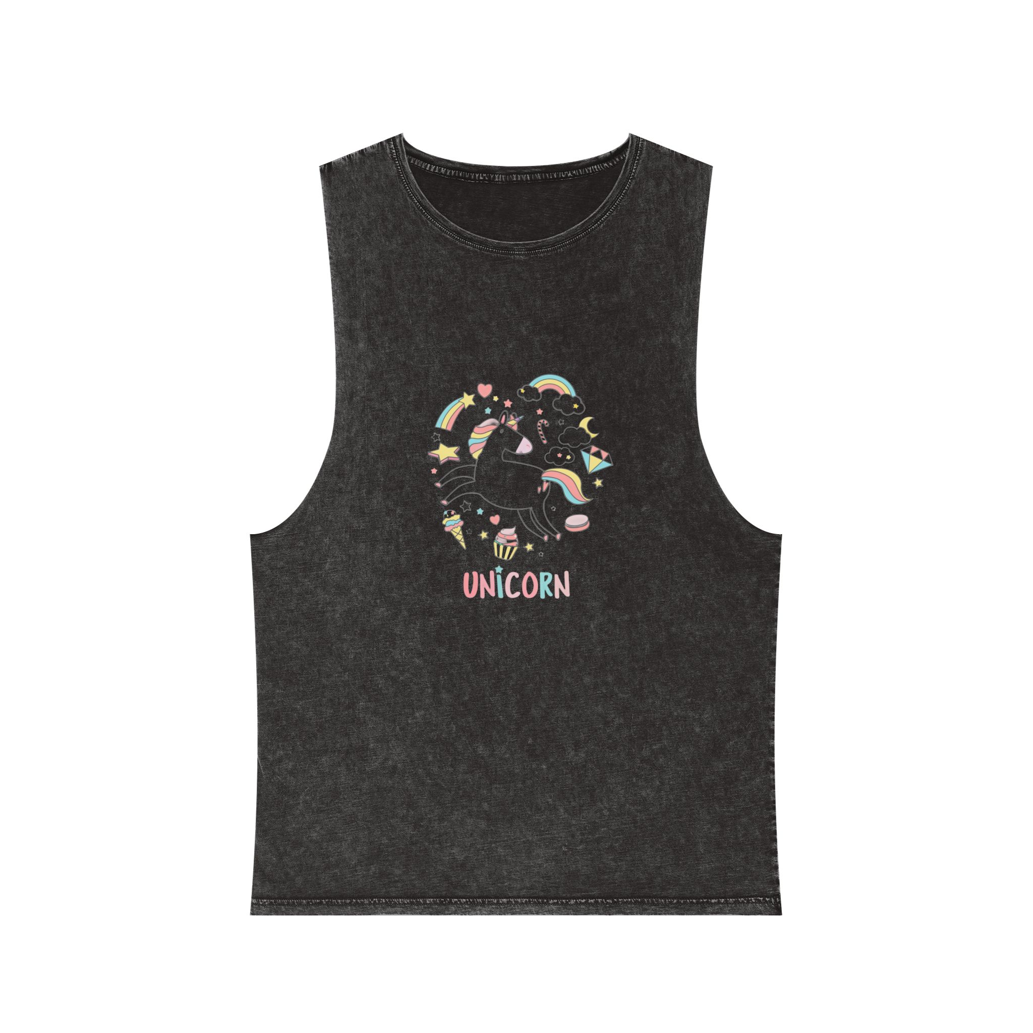 Unicorn V142 Unisex Stonewash Tank Top