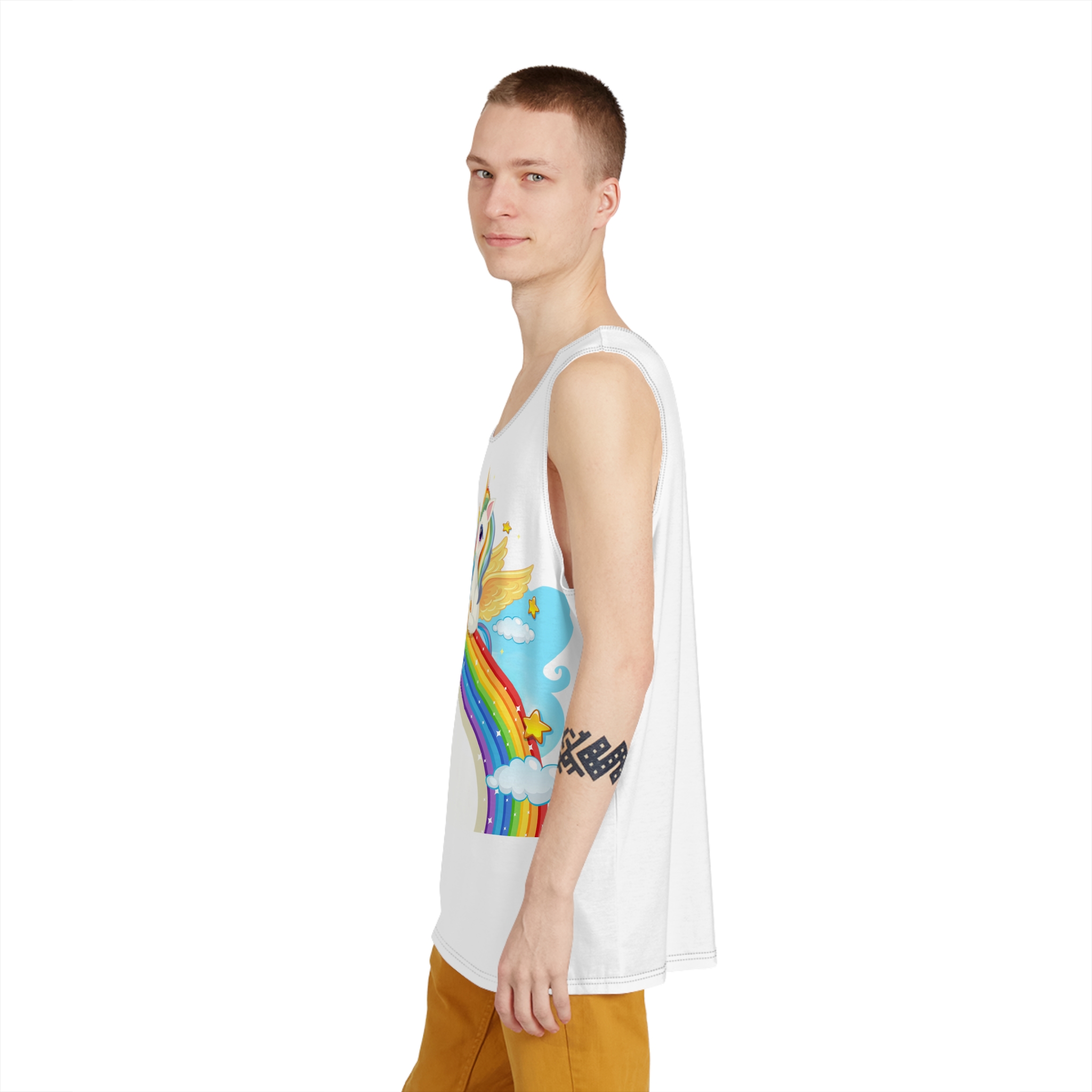 Unicorn V445 Mens Tank Aop