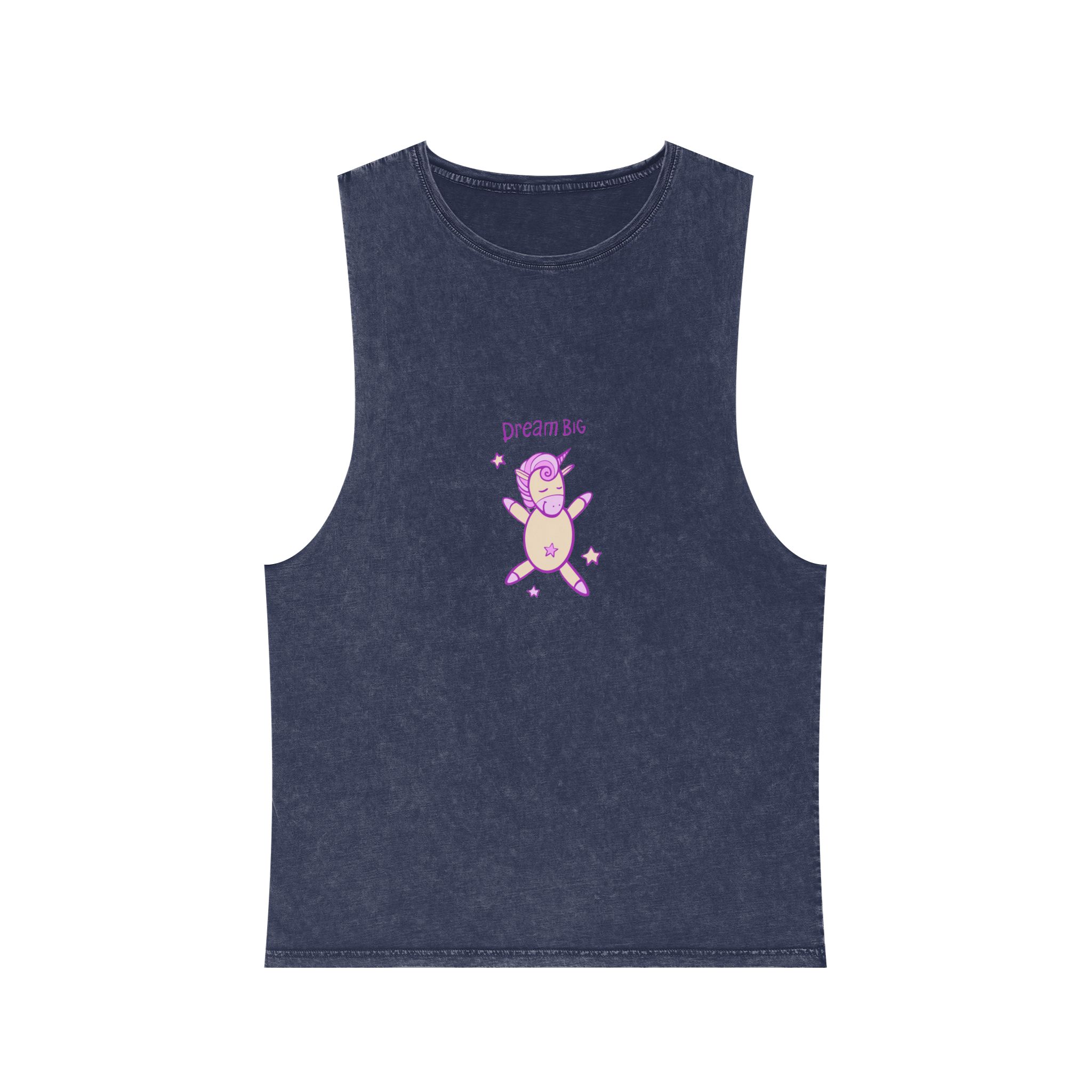 Dream Big Copia 3 Unisex Stonewash Tank Top - Image 13