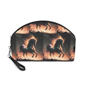 Fire Unicorn Makeup Bag
