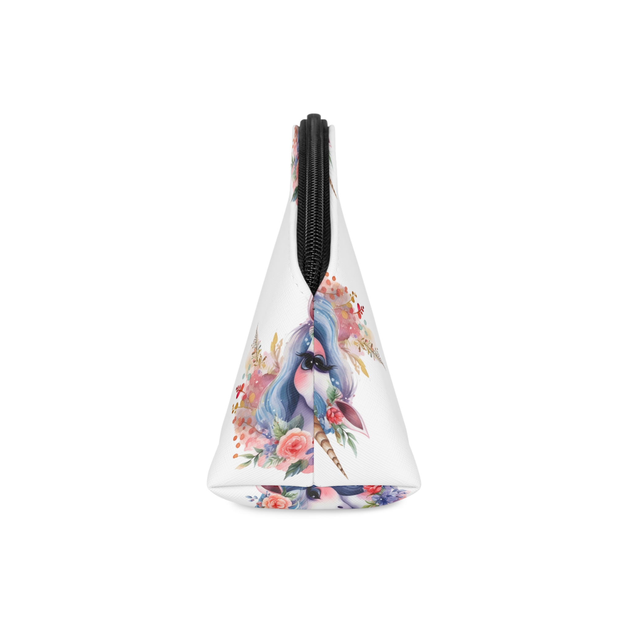 Unicorn With Flower Crown It Makeup Bag - Image 4