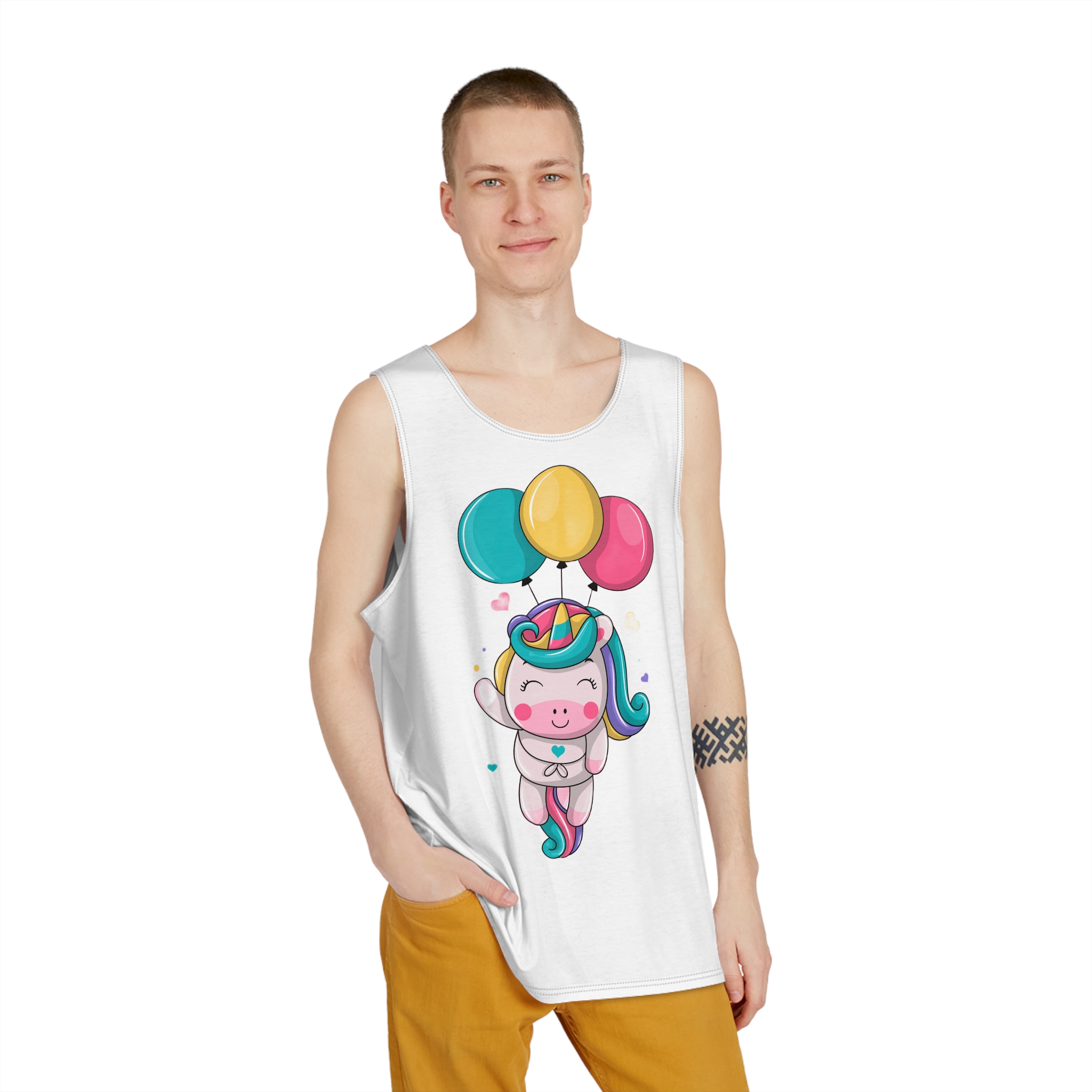Unicorn V546 Mens Tank Aop - Image 3