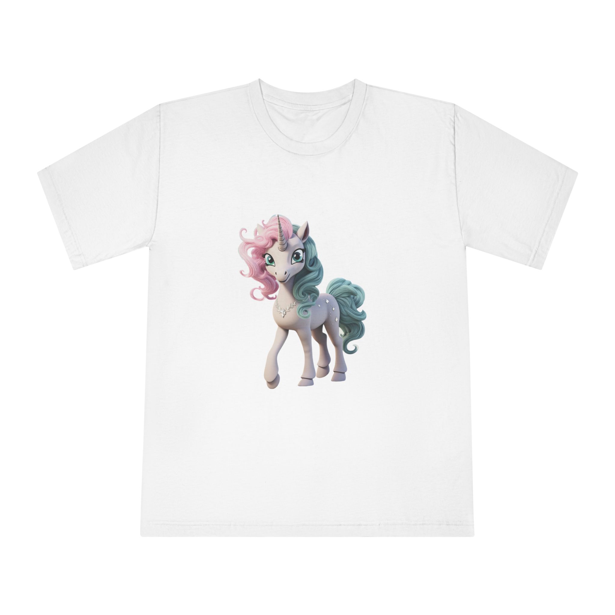 Animated Unicorn Children (1) Fotor Bg Remover 2023110475446 Unisex Classic Crewneck T Shirt