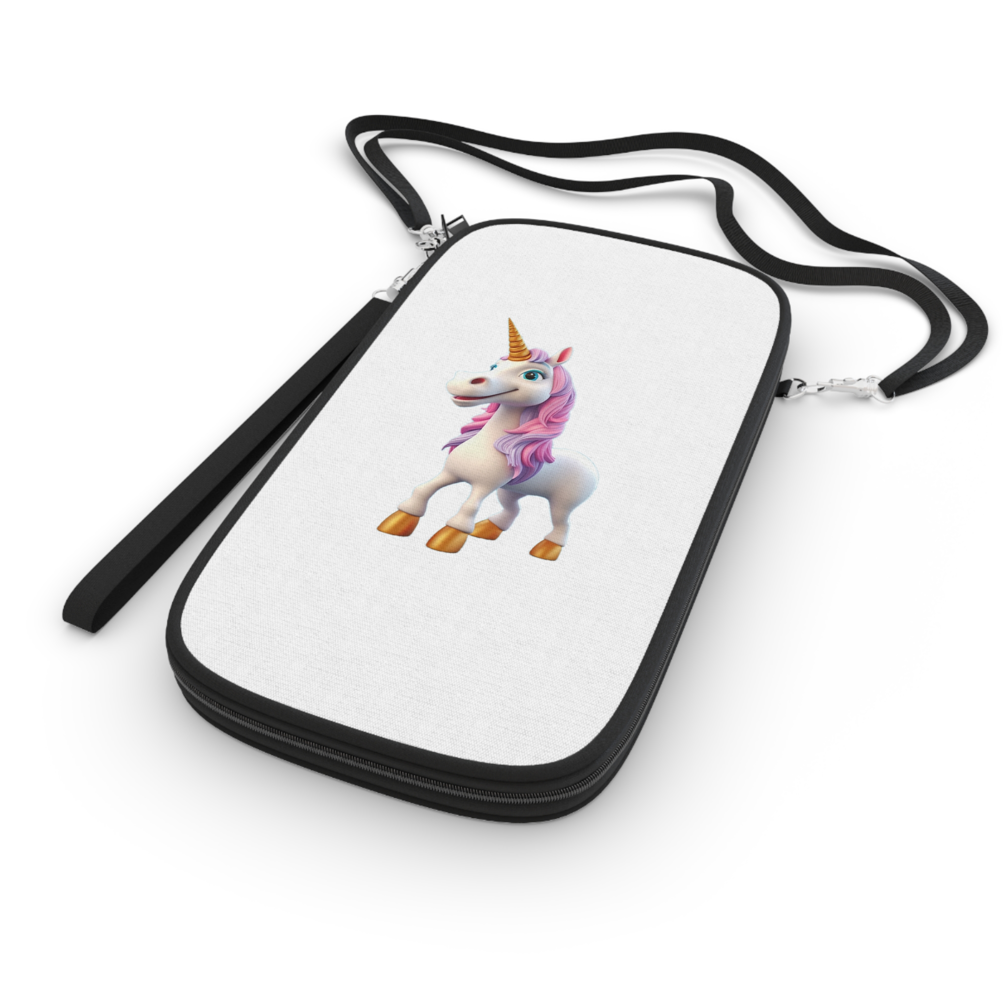 Colorful Cartoon Animated 3d Unicorn Children (15) Passport Wallet - Image 3