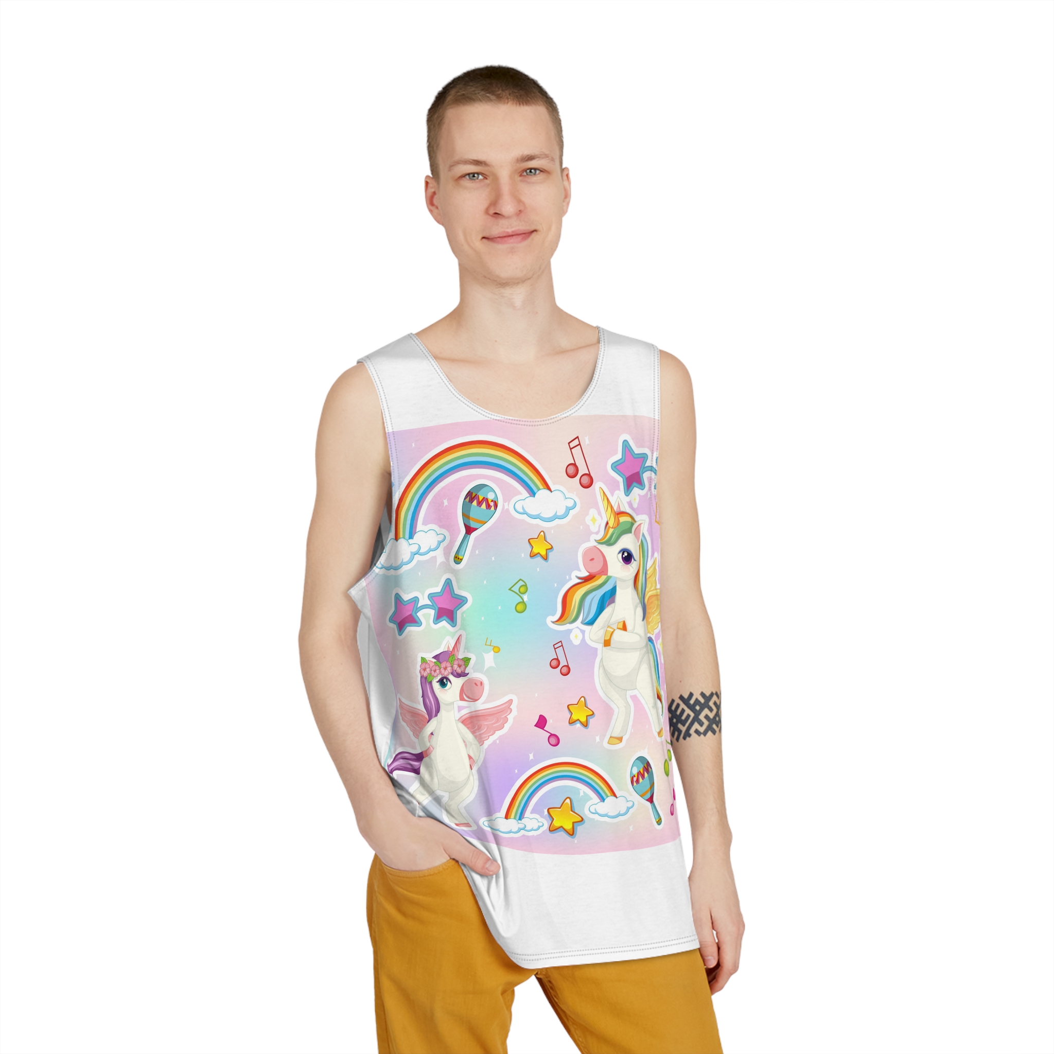 Unicorn V460 Mens Tank Aop - Image 3