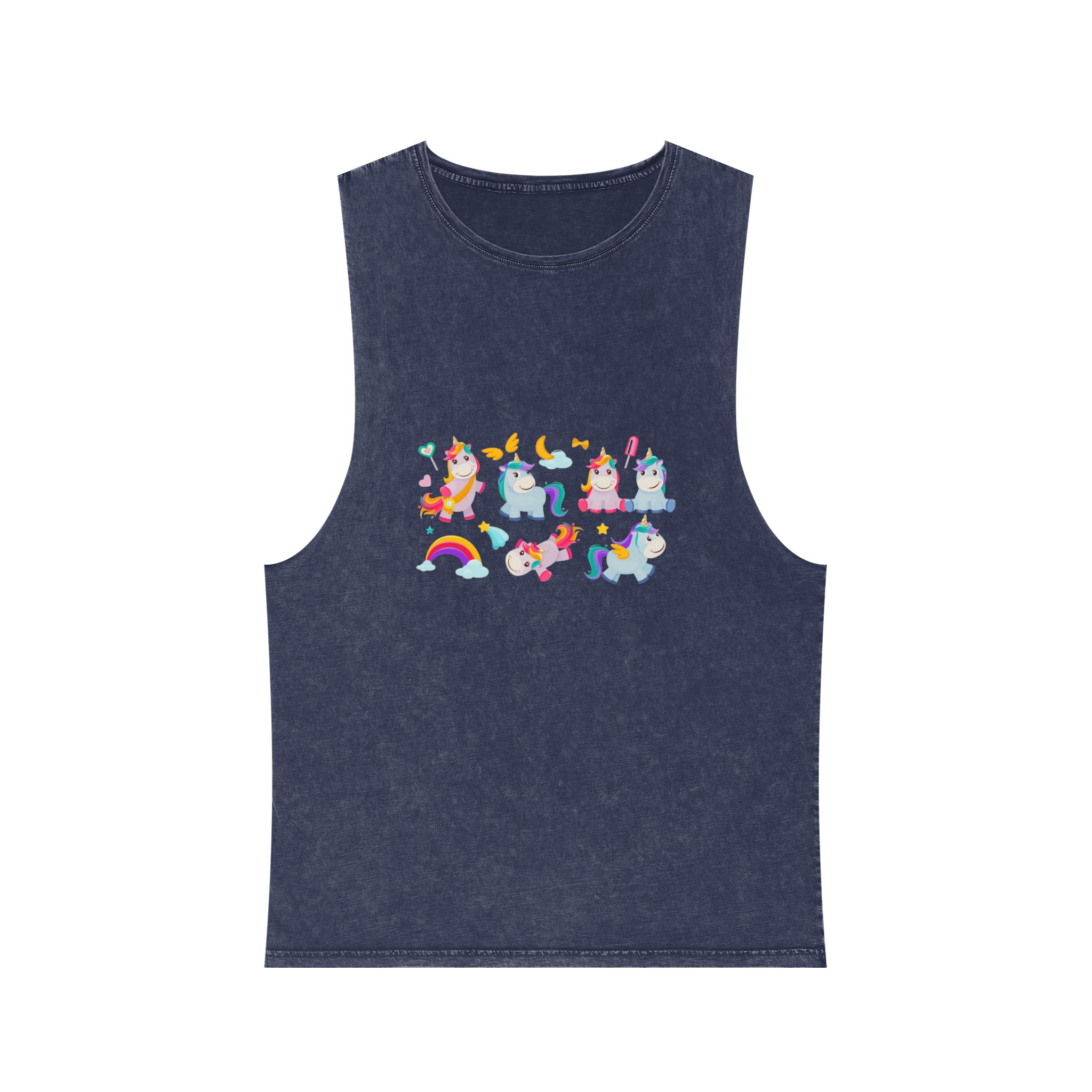 Unicorn V508 Unisex Stonewash Tank Top - Image 13