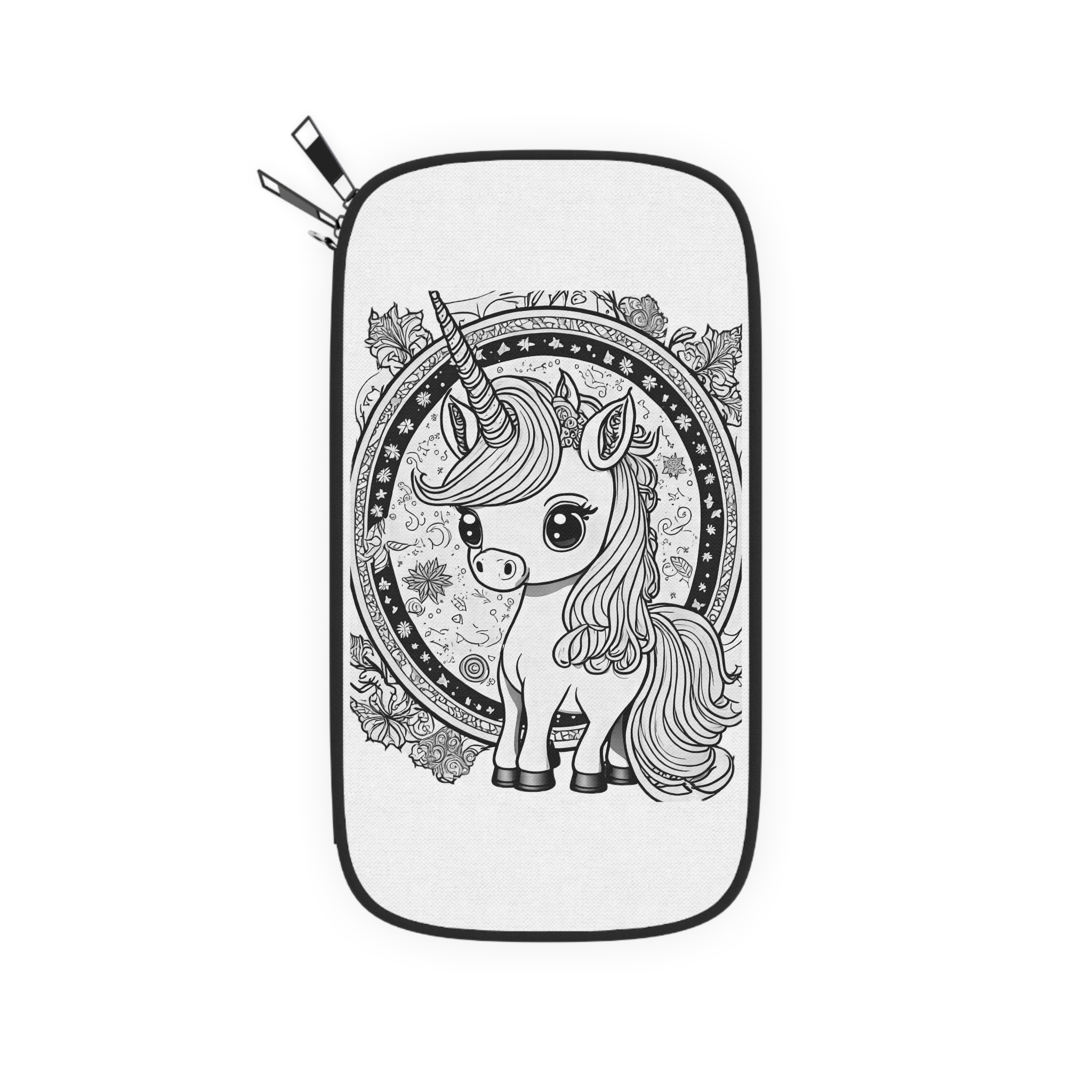 Adorable Unicorn Illustrations Kids Passport Wallet - Image 2