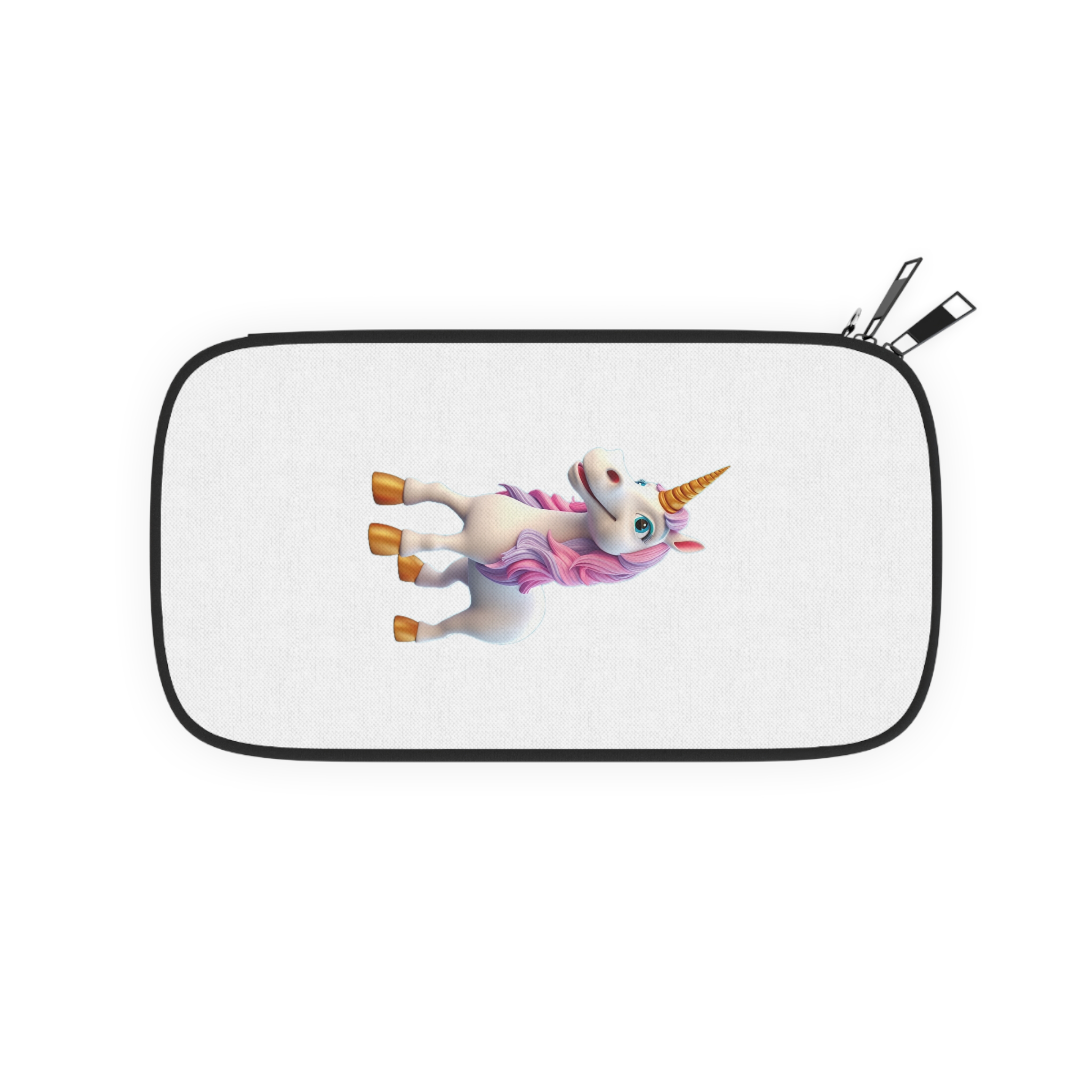 Colorful Cartoon Animated 3d Unicorn Children (15) Passport Wallet