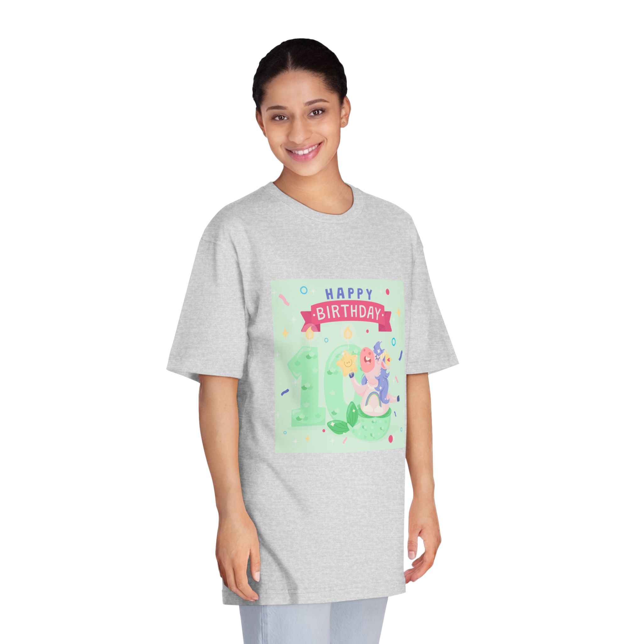 Unicorn V738 Unisex Classic Crewneck T Shirt - Image 15