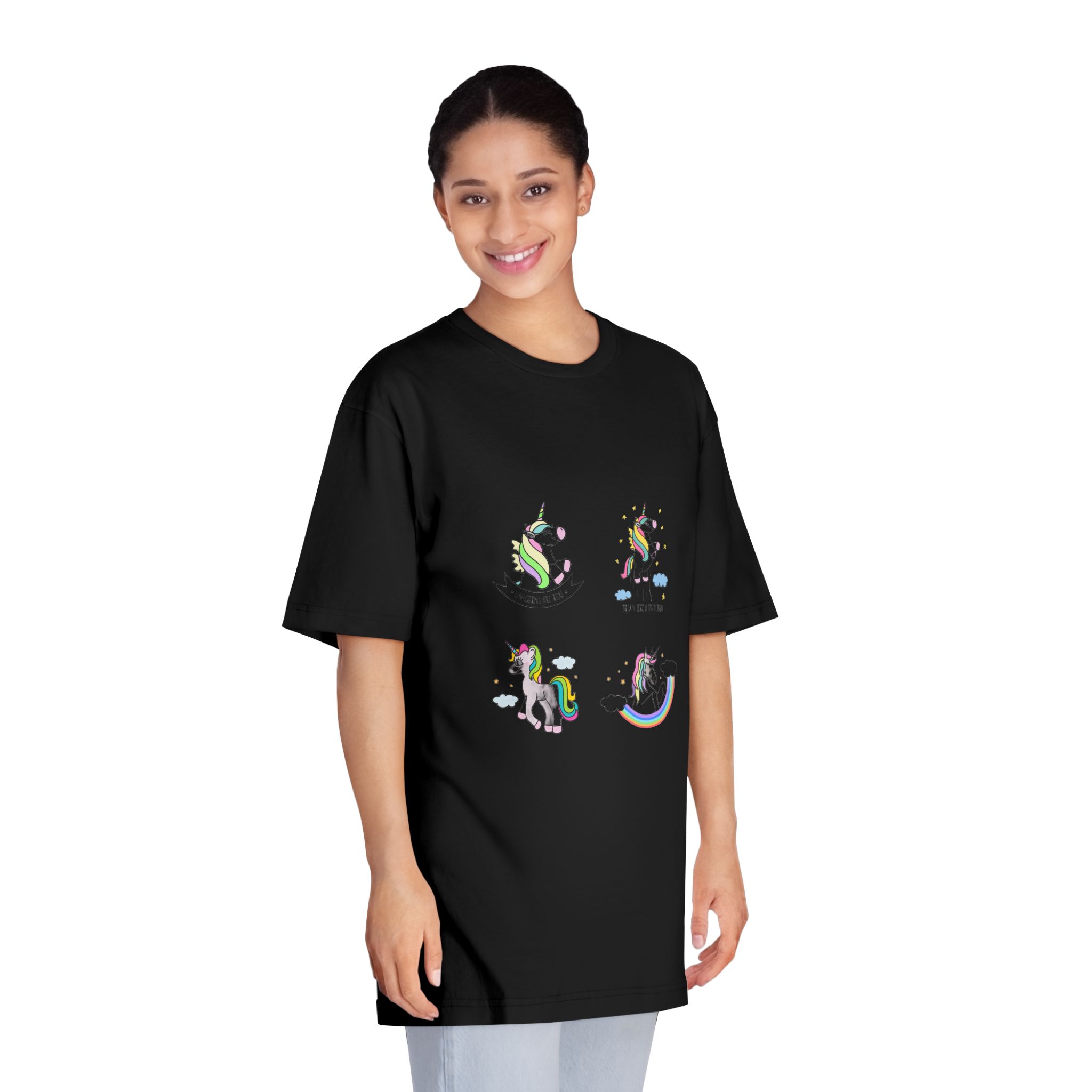 Unicorn V154 Unisex Classic Crewneck T Shirt - Image 7