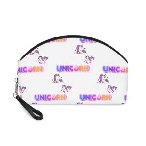 Unicorn Text Effect Makeup Bag