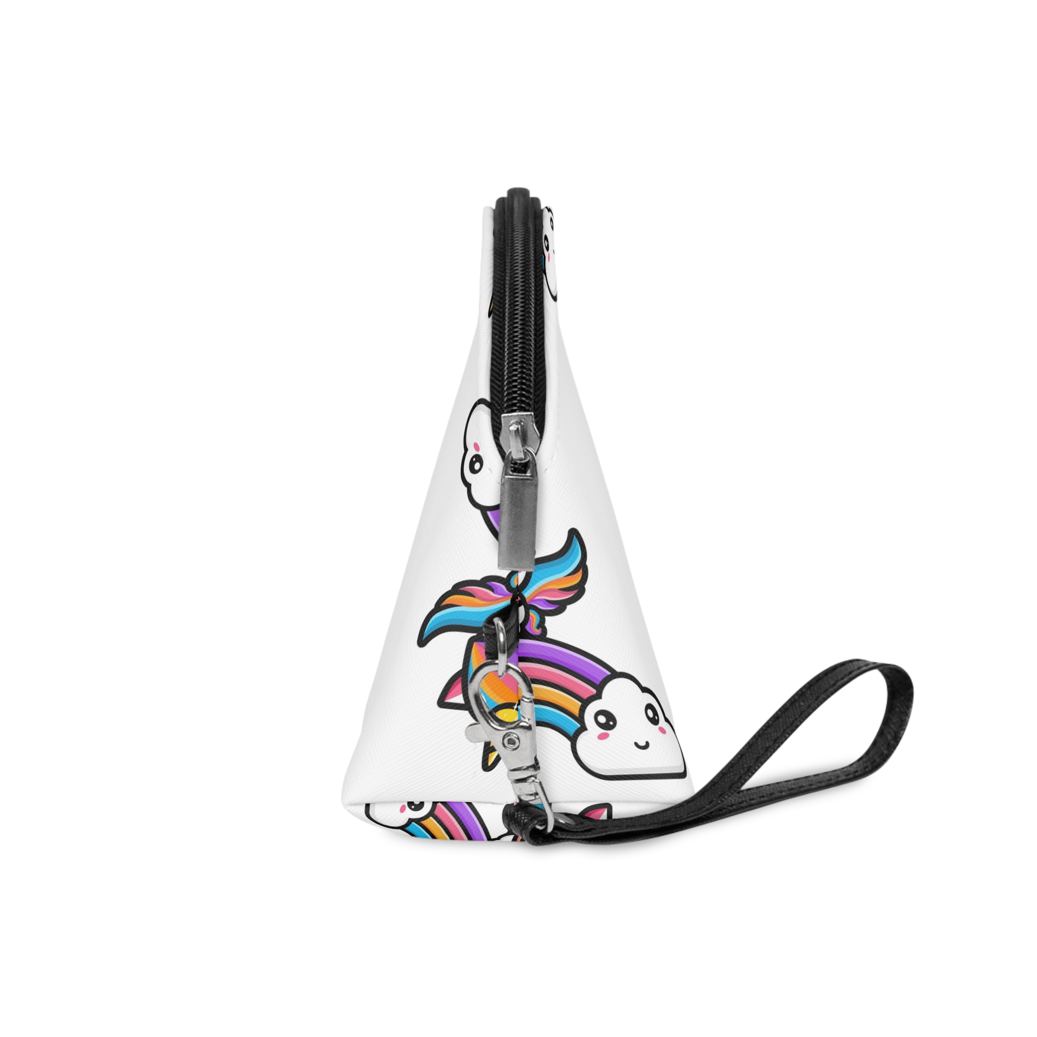 Cute Unicorn Mascot Design (1) Makeup Bag - Image 3