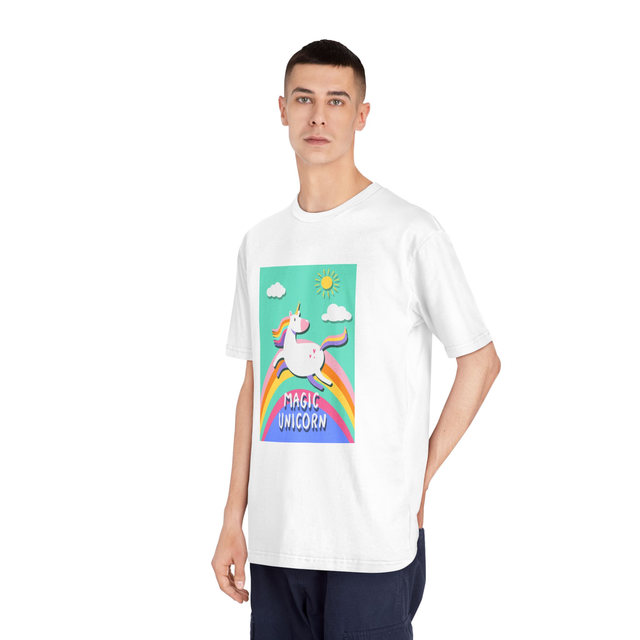 Unicorn V785 Unisex Classic Crewneck T Shirt - Image 4