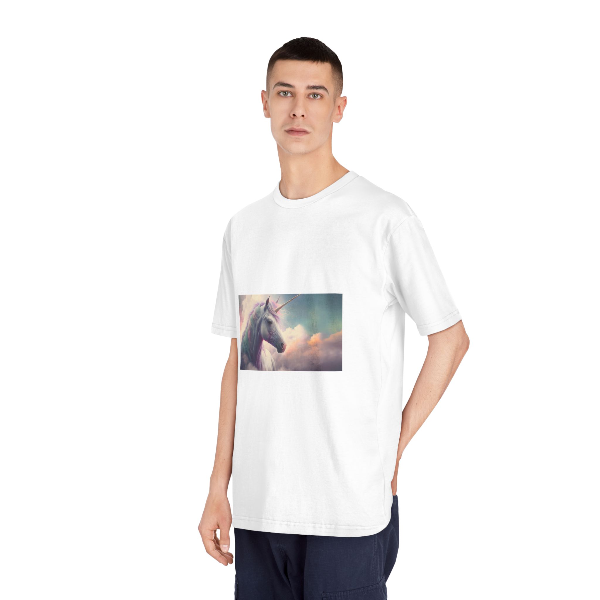Unicorn (1) Unisex Classic Crewneck T Shirt - Image 4