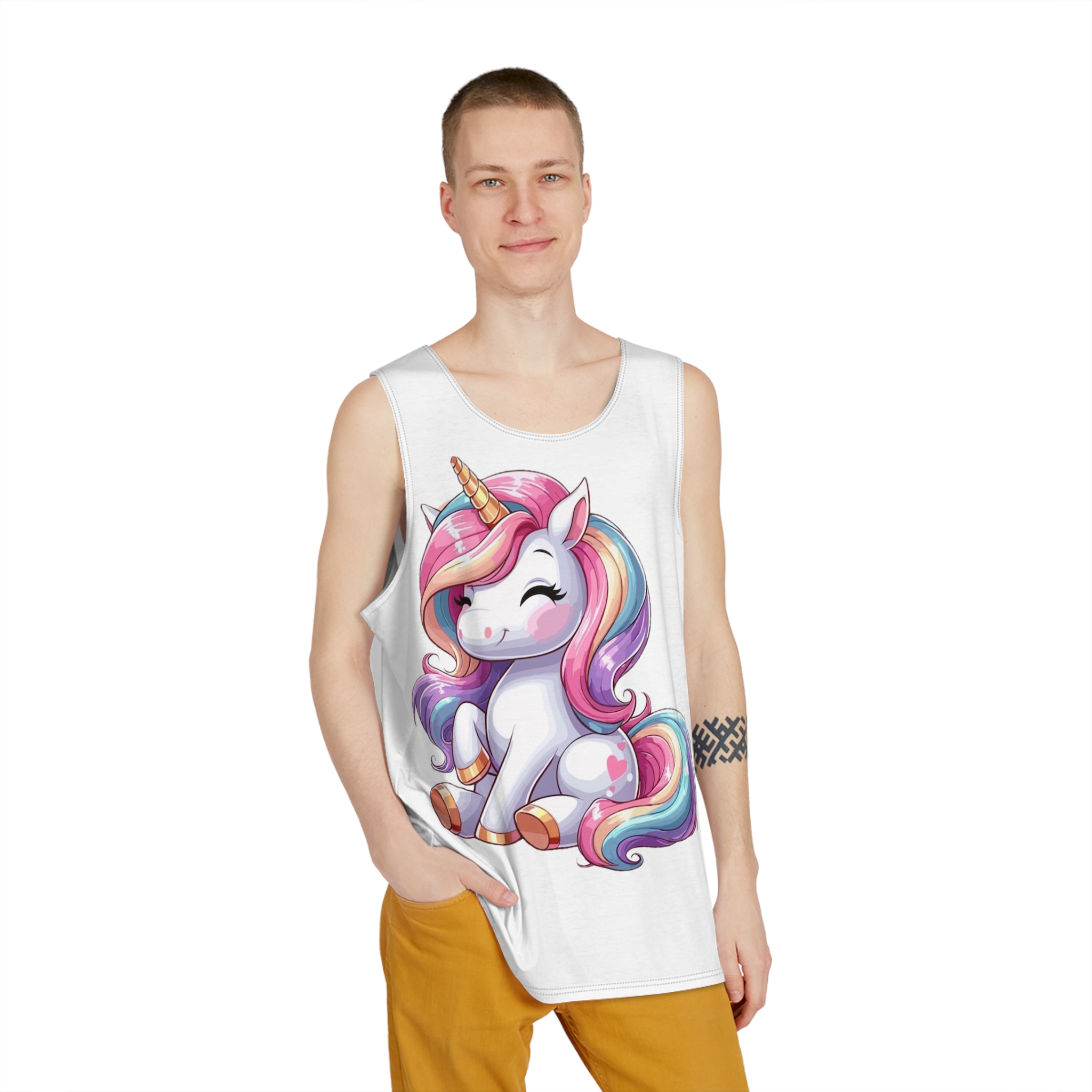 Original Design F187A0 Mens Tank Aop - Image 3