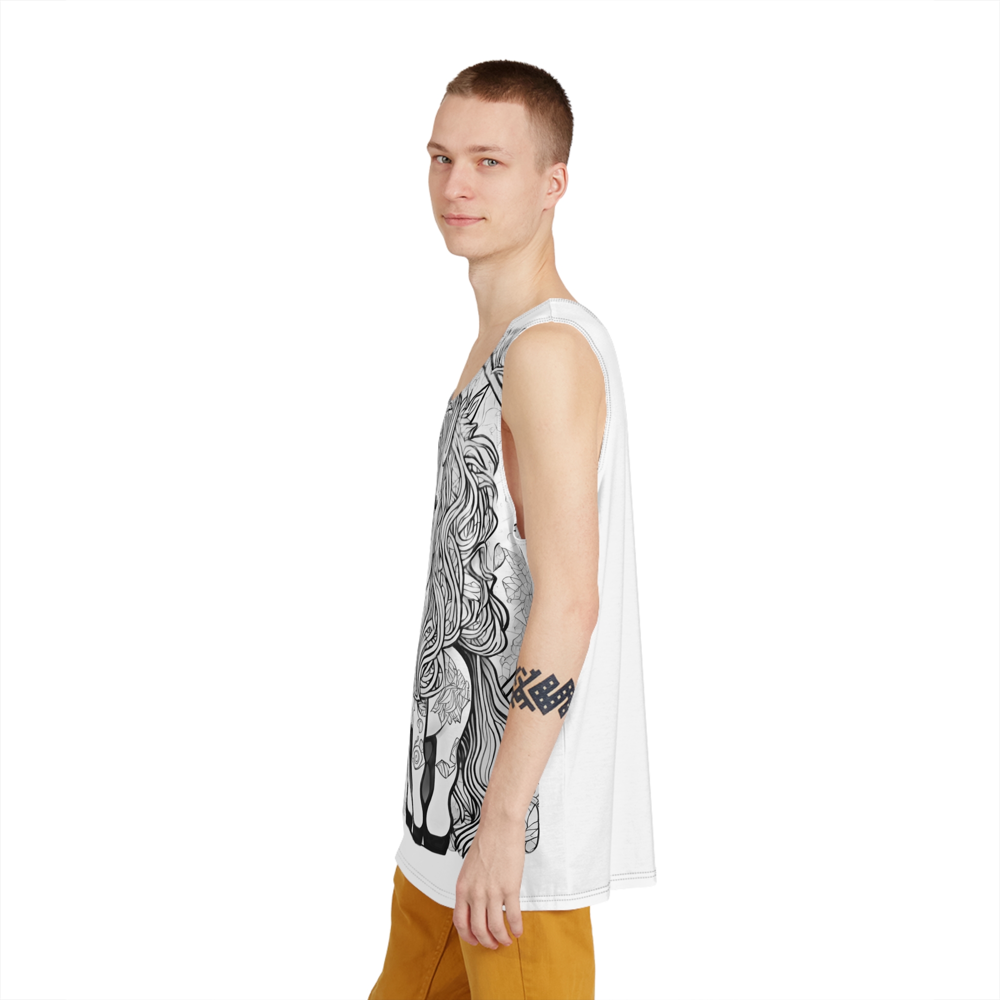 Children S Unicorn Fantasy Art Mens Tank Aop