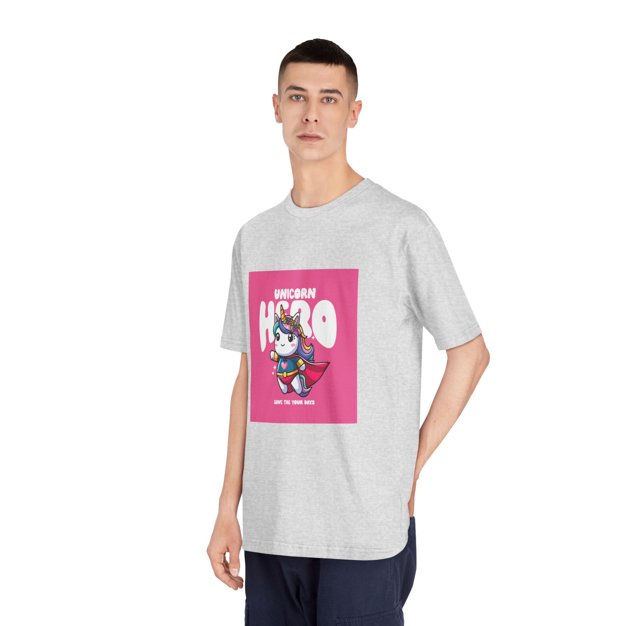 Unicorn Hero Unisex Classic Crewneck T Shirt - Image 16