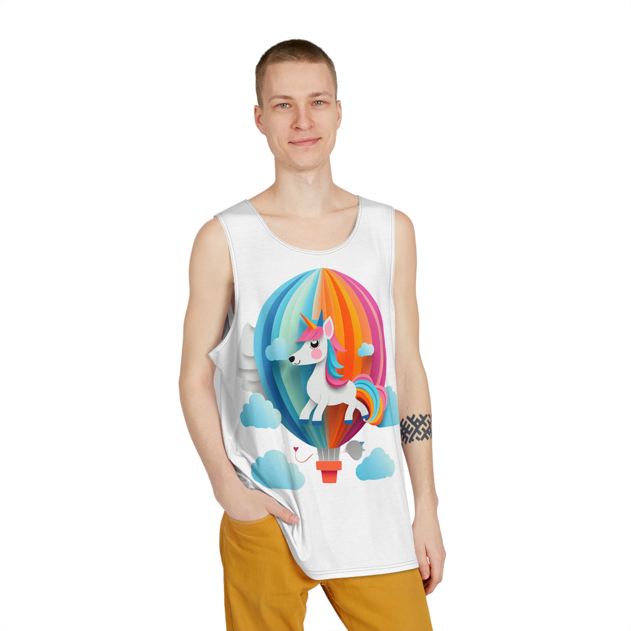 Unicorns 353 Mens Tank Aop - Image 3