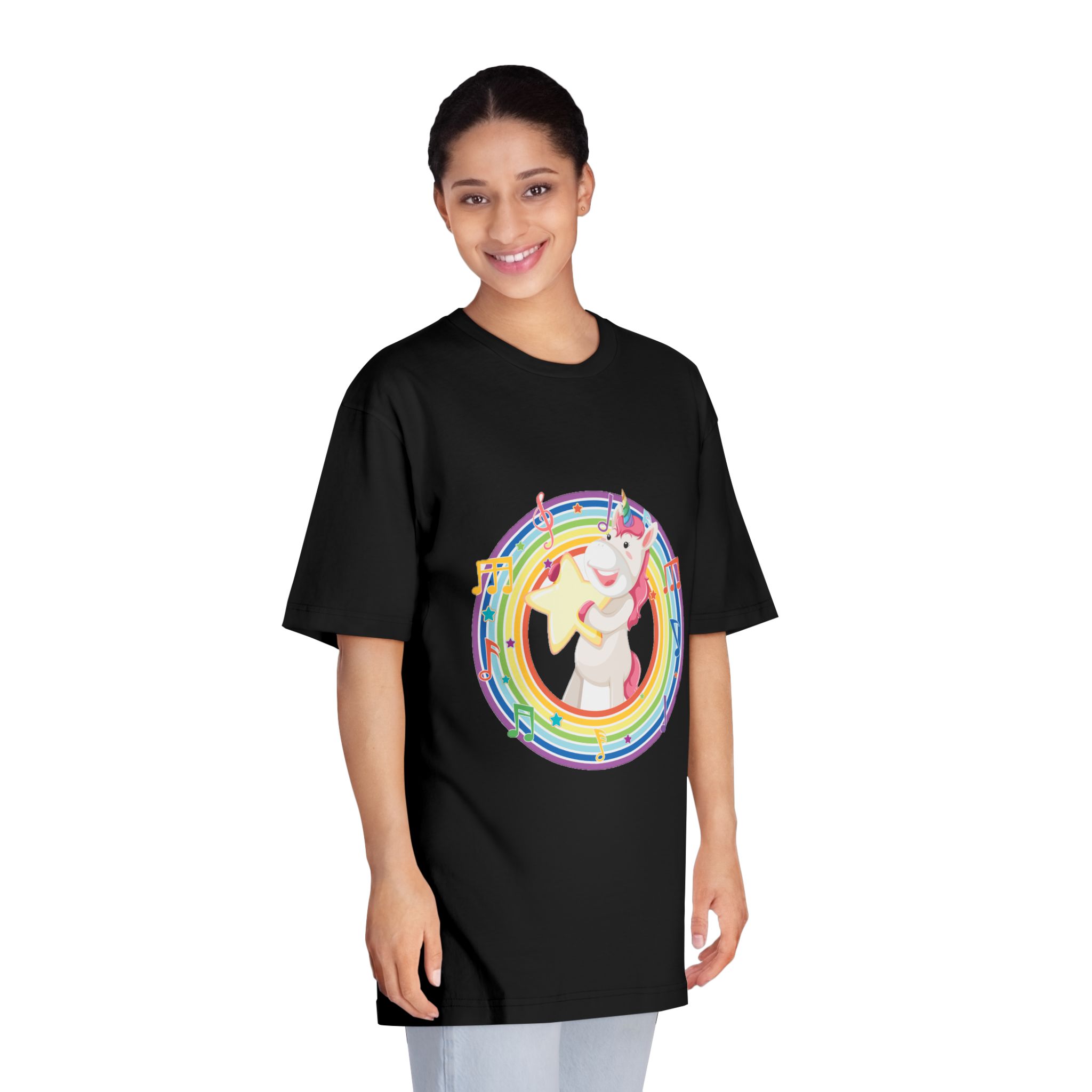 Unicorn V677 Unisex Classic Crewneck T Shirt - Image 7