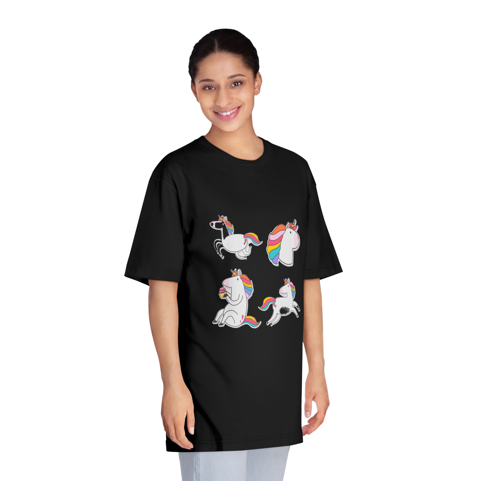 Unicorns 50 Unisex Classic Crewneck T Shirt - Image 7
