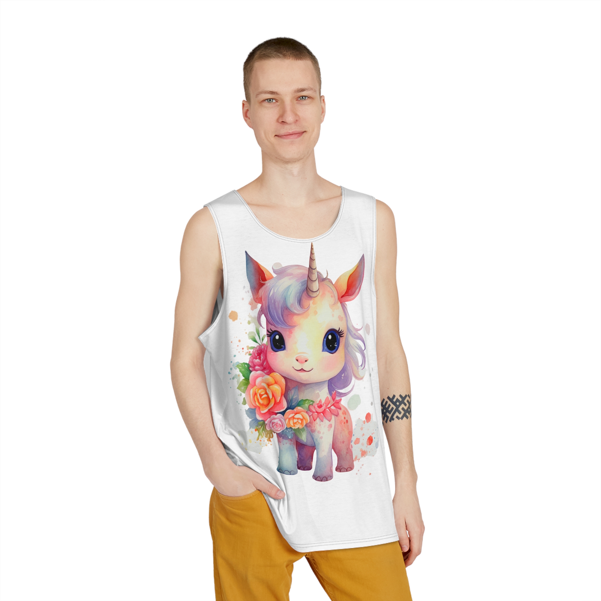 Unicorns 371 Mens Tank Aop - Image 3