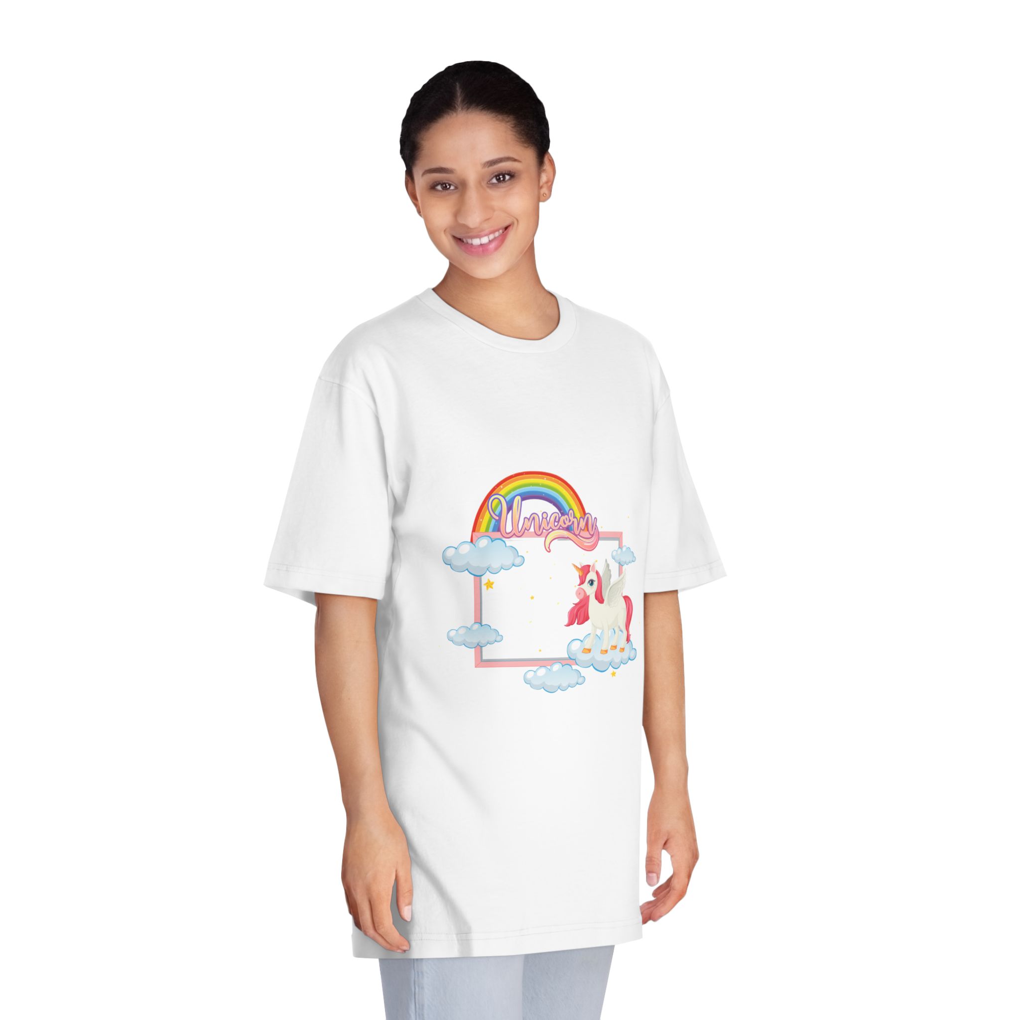 Unicorn V577 Unisex Classic Crewneck T Shirt - Image 3
