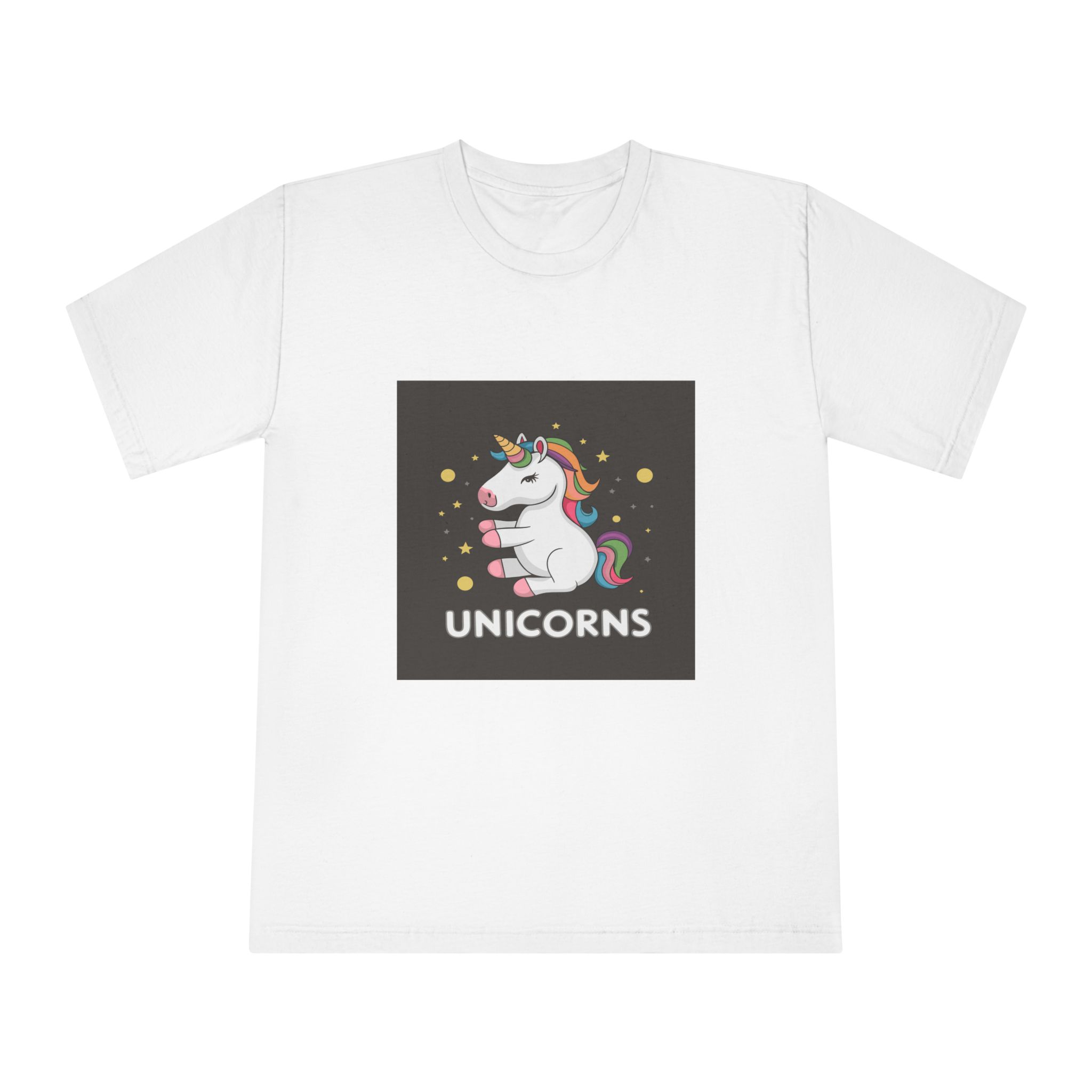 Cute Unicorn Illustration T Shirt Design Unicorn Vector Unicorn Princess Cartoon Vector Unisex Classic Crewneck T Shirt