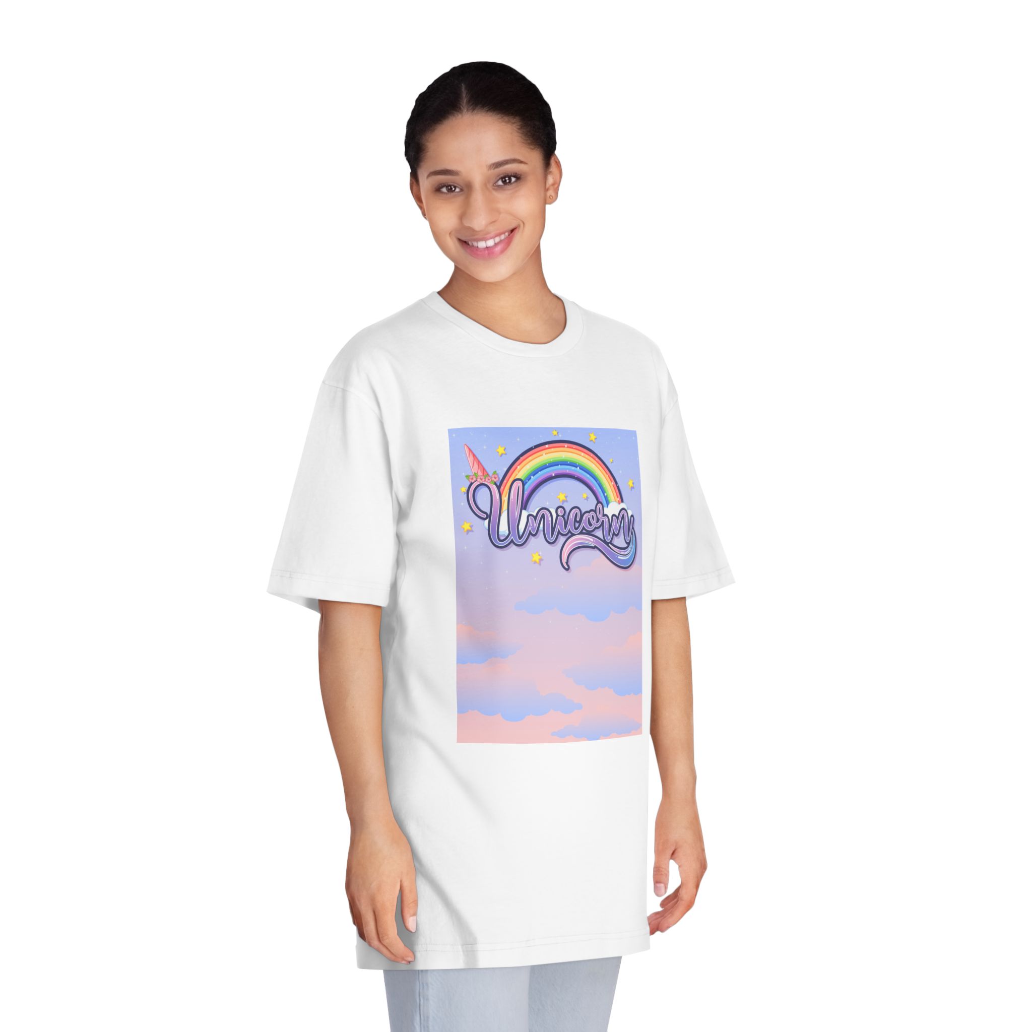 Unicorn V472 Unisex Classic Crewneck T Shirt - Image 3