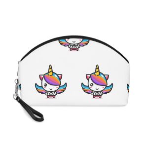 Cute Unicorn Mascot Design (4) Makeup Bag