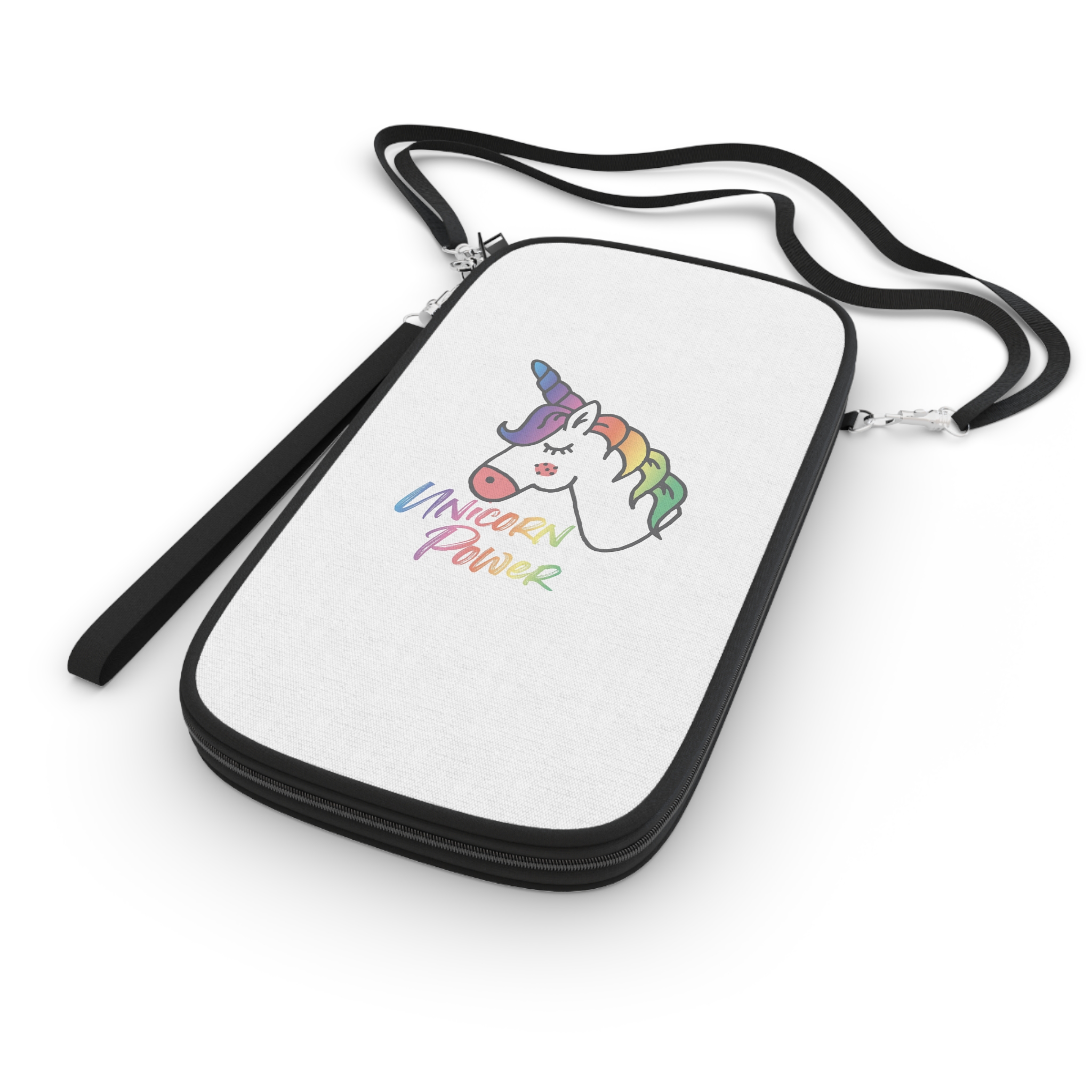 Cute Magical Unicorn Hand Drawn Illustration Passport Wallet - Image 3