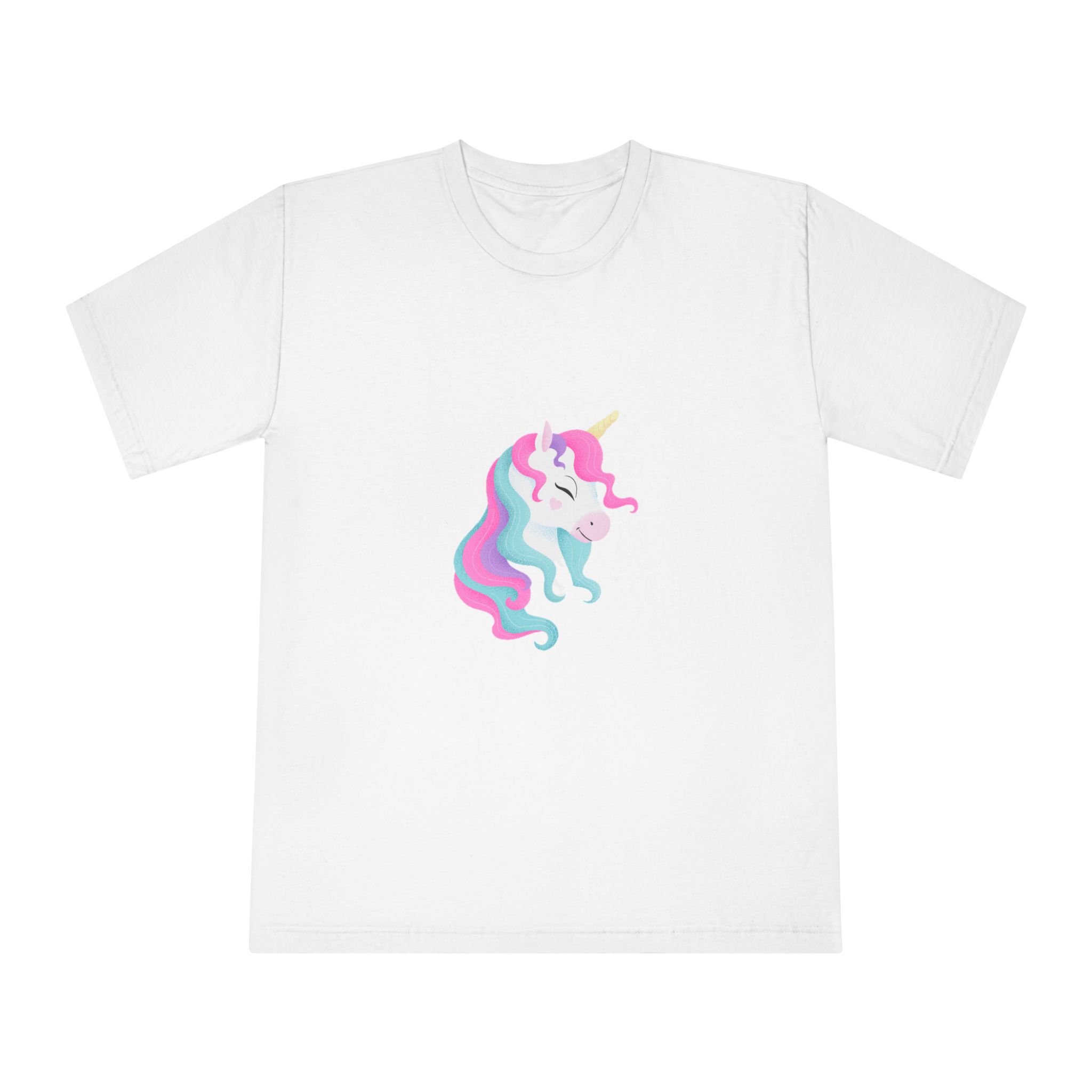 Popular Unicorn Drawing Fashion Illustration Drawing Modern Style Clothes Unicorn Shape Noise Unisex Classic Crewneck T Shirt
