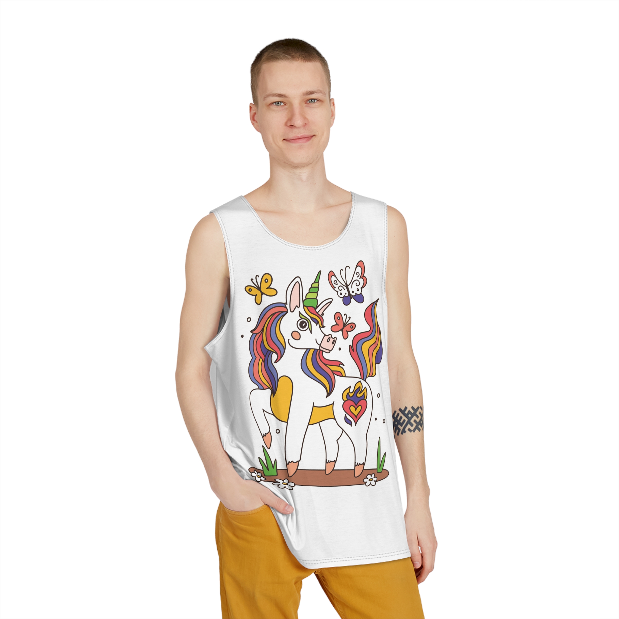 Unicorn V464 Mens Tank Aop - Image 3