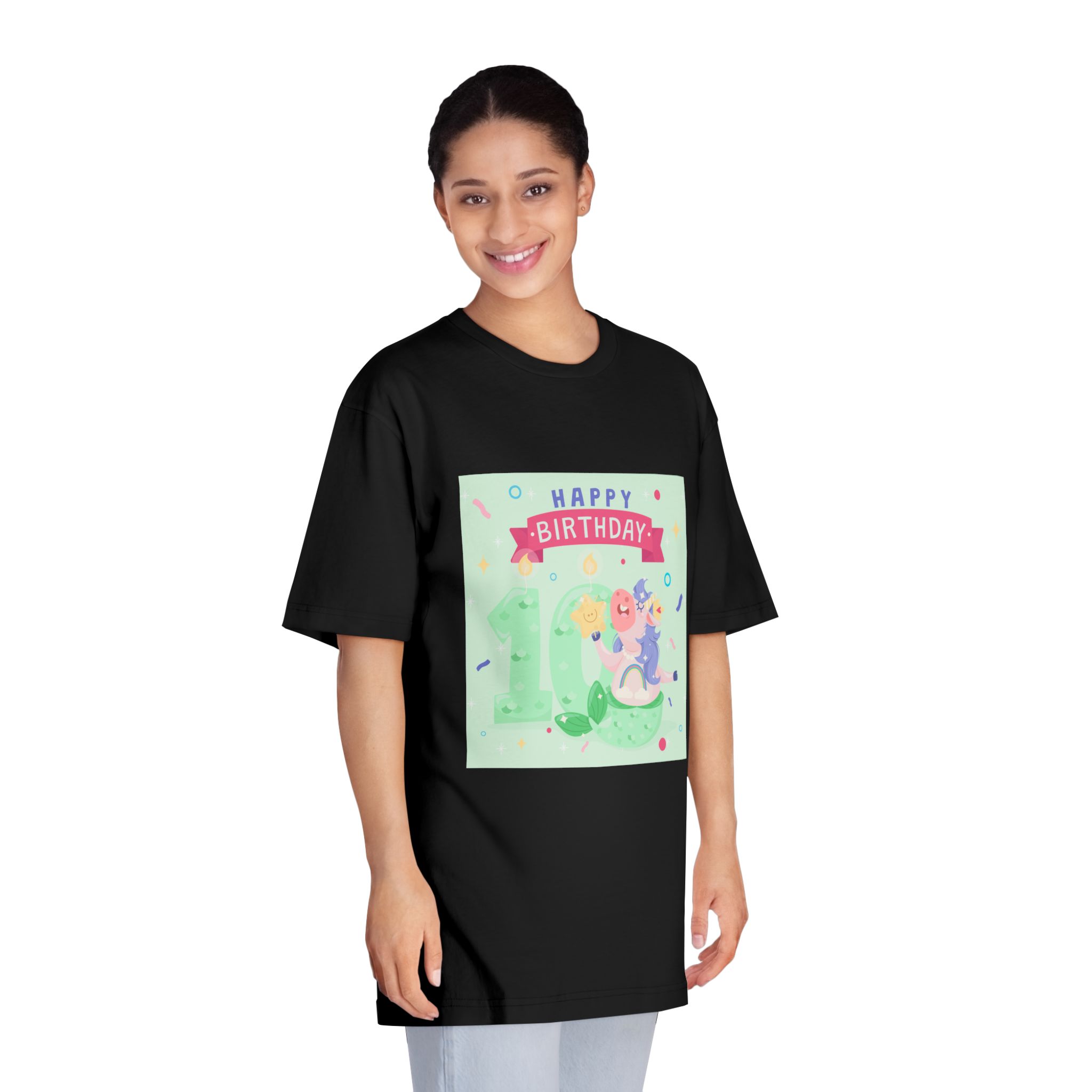 Unicorn V738 Unisex Classic Crewneck T Shirt - Image 7