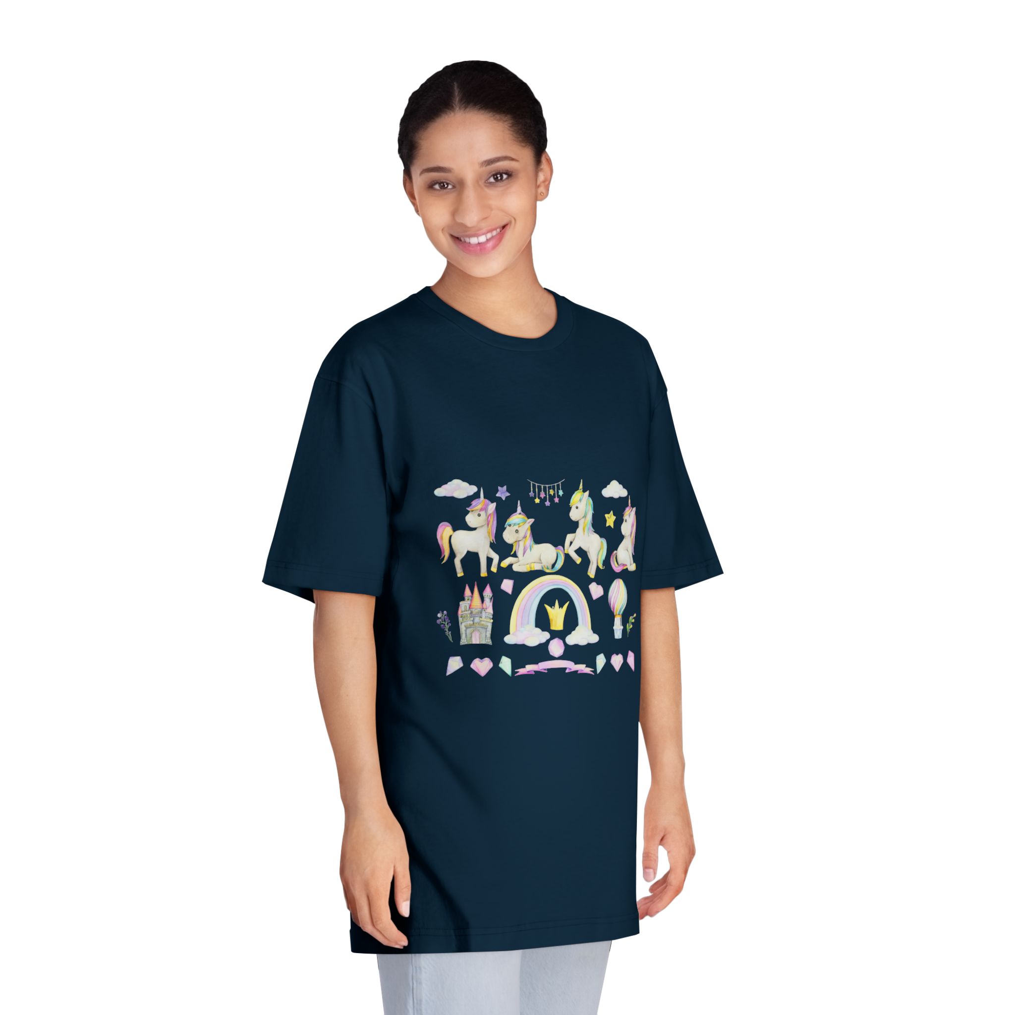 Unicorn V852 Unisex Classic Crewneck T Shirt - Image 19