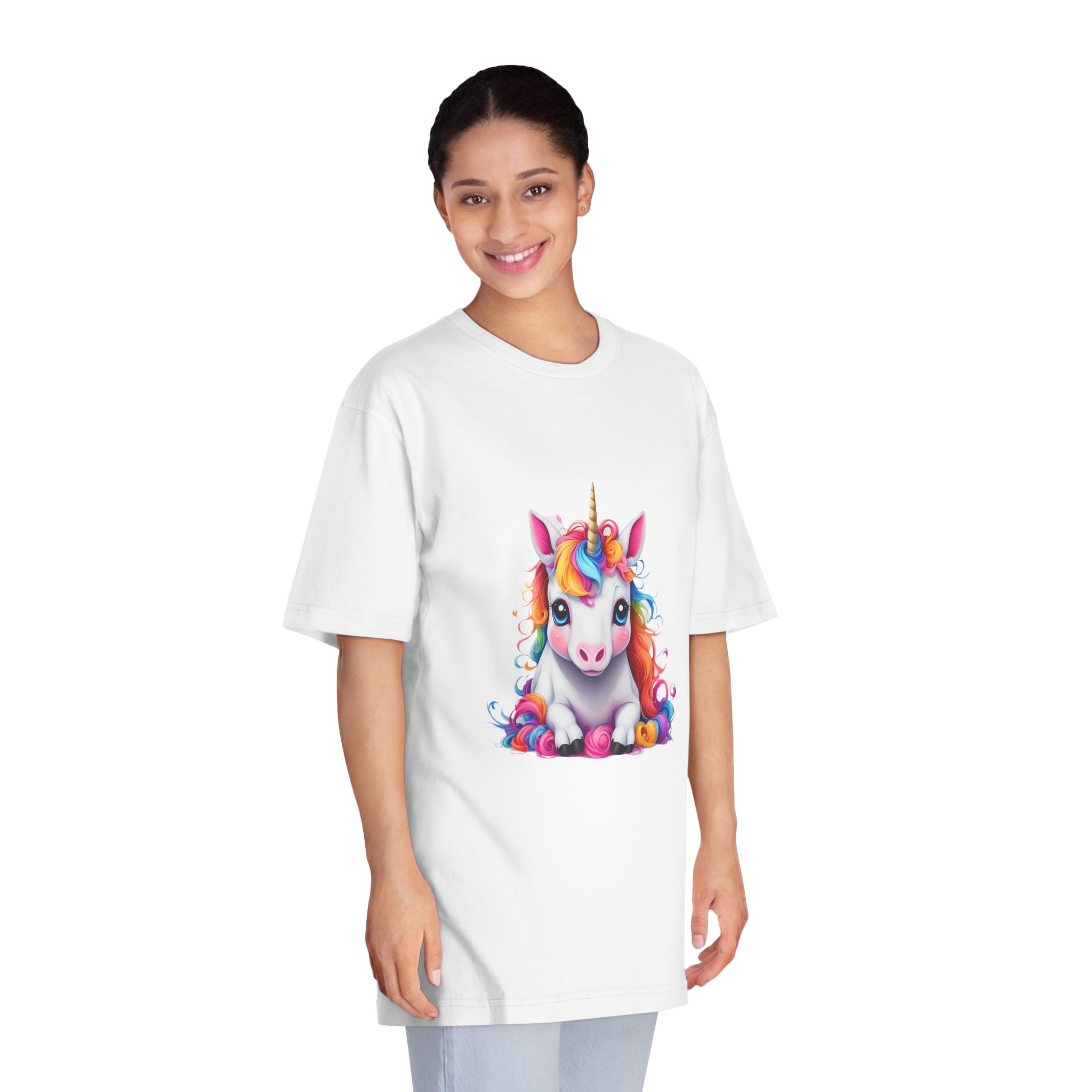 Unicorns 267 Unisex Classic Crewneck T Shirt - Image 3