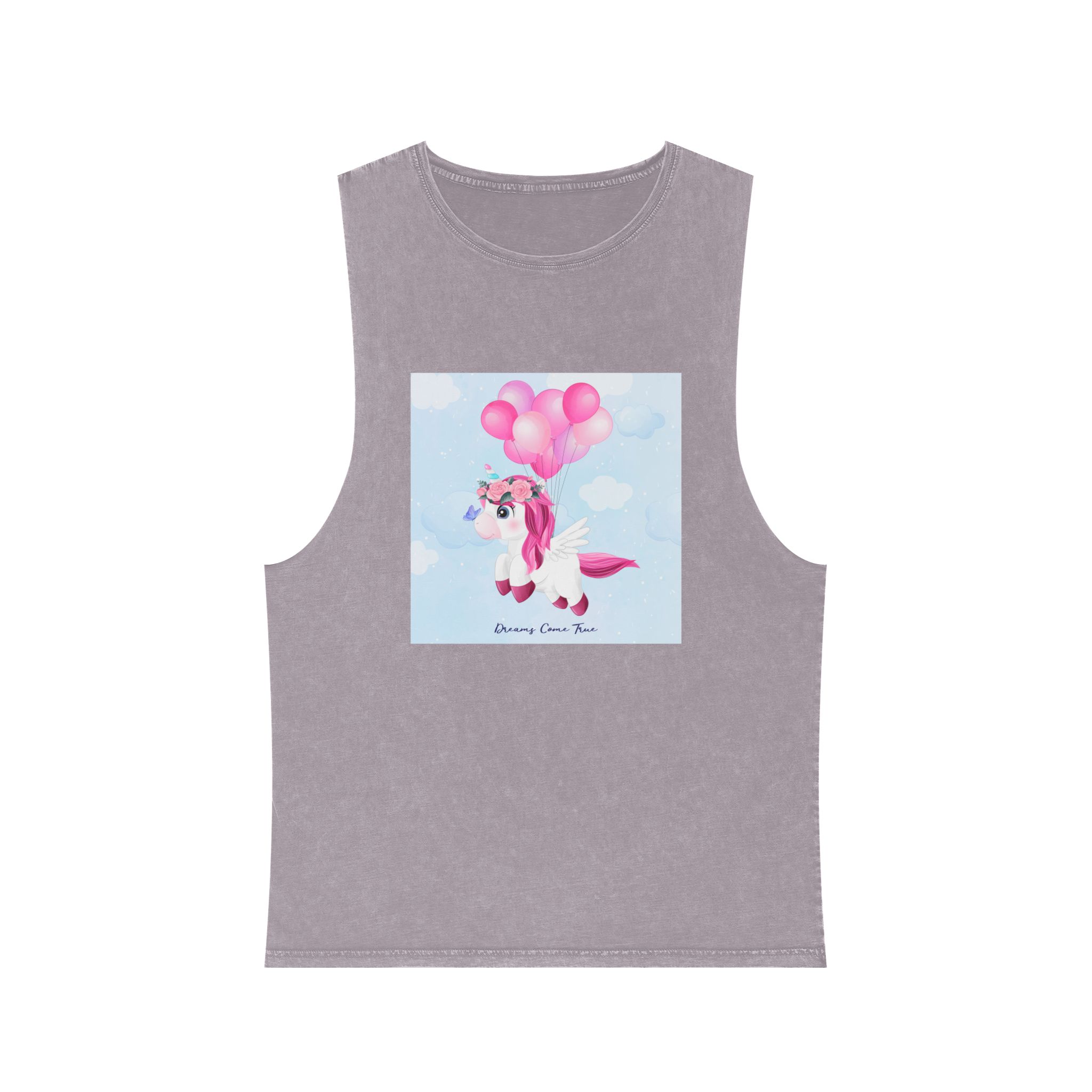 Unicorn V493 Unisex Stonewash Tank Top - Image 17