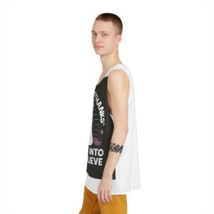 Decaf No Thanks I Am Not Into Make Believe Mens Tank Aop