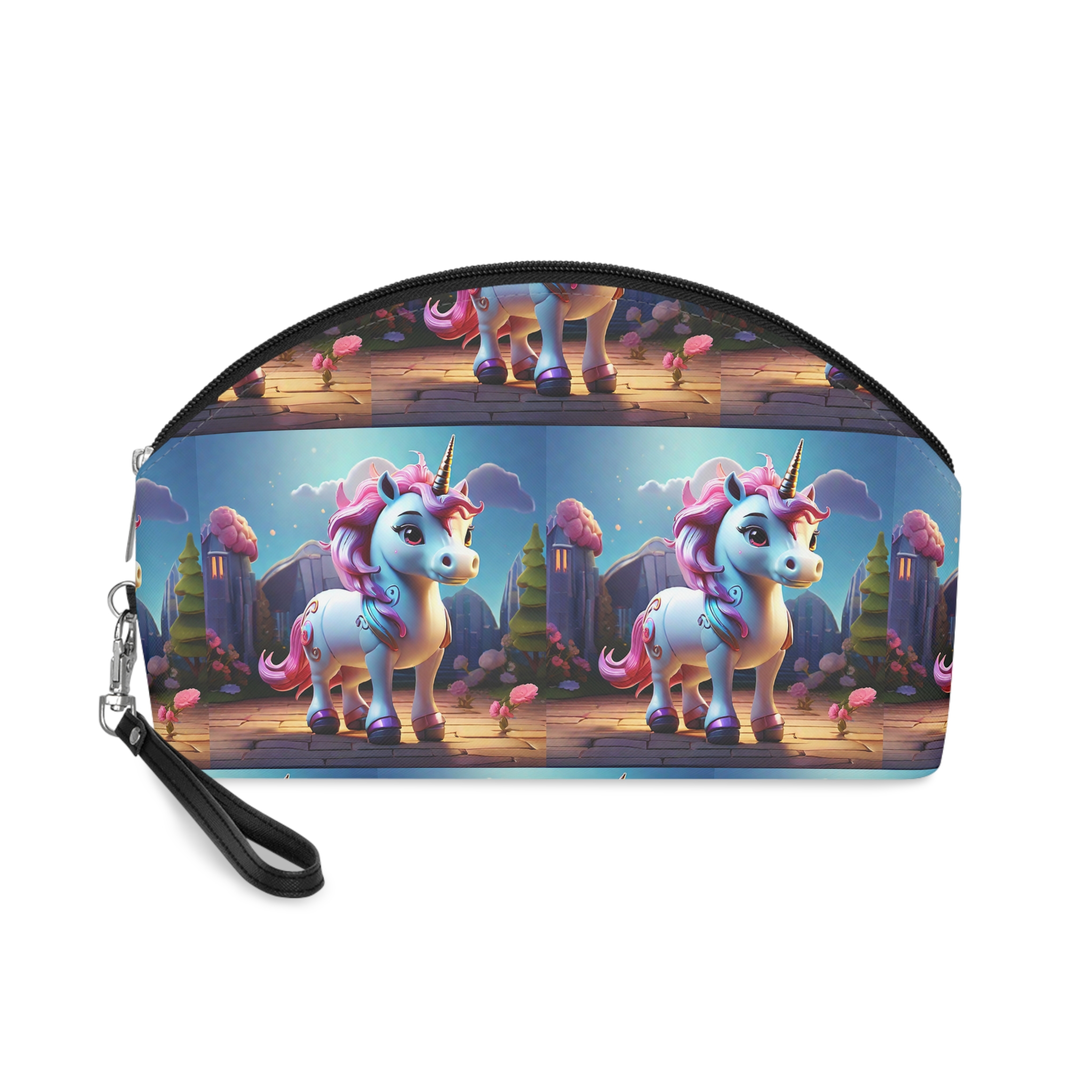 Animated Unicorn Children Generated By Ai (2) Makeup Bag